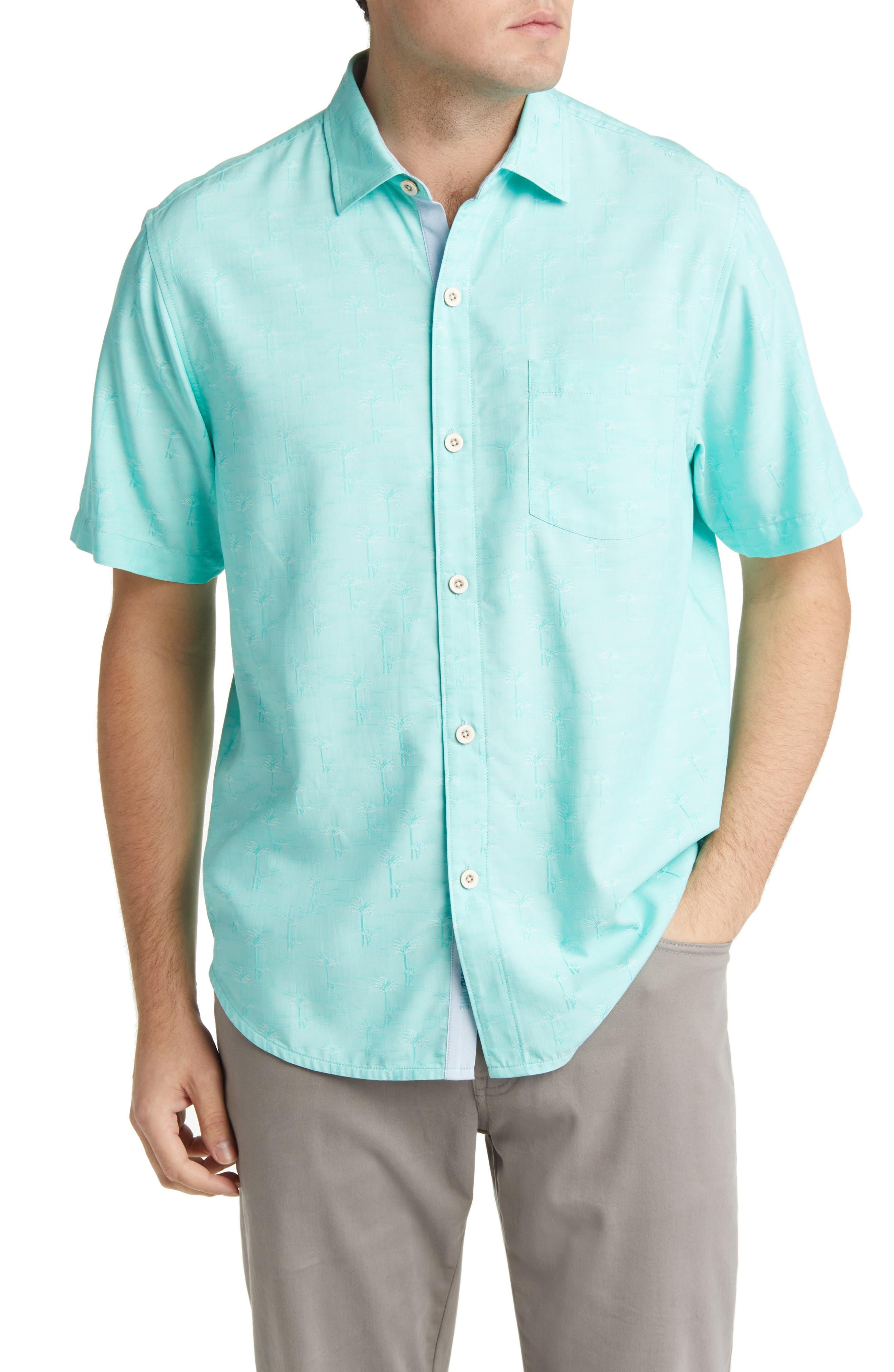 Tommy Bahama Mojito Bay Palm Row Coolmax® Short Sleeve Button-up Shirt ...