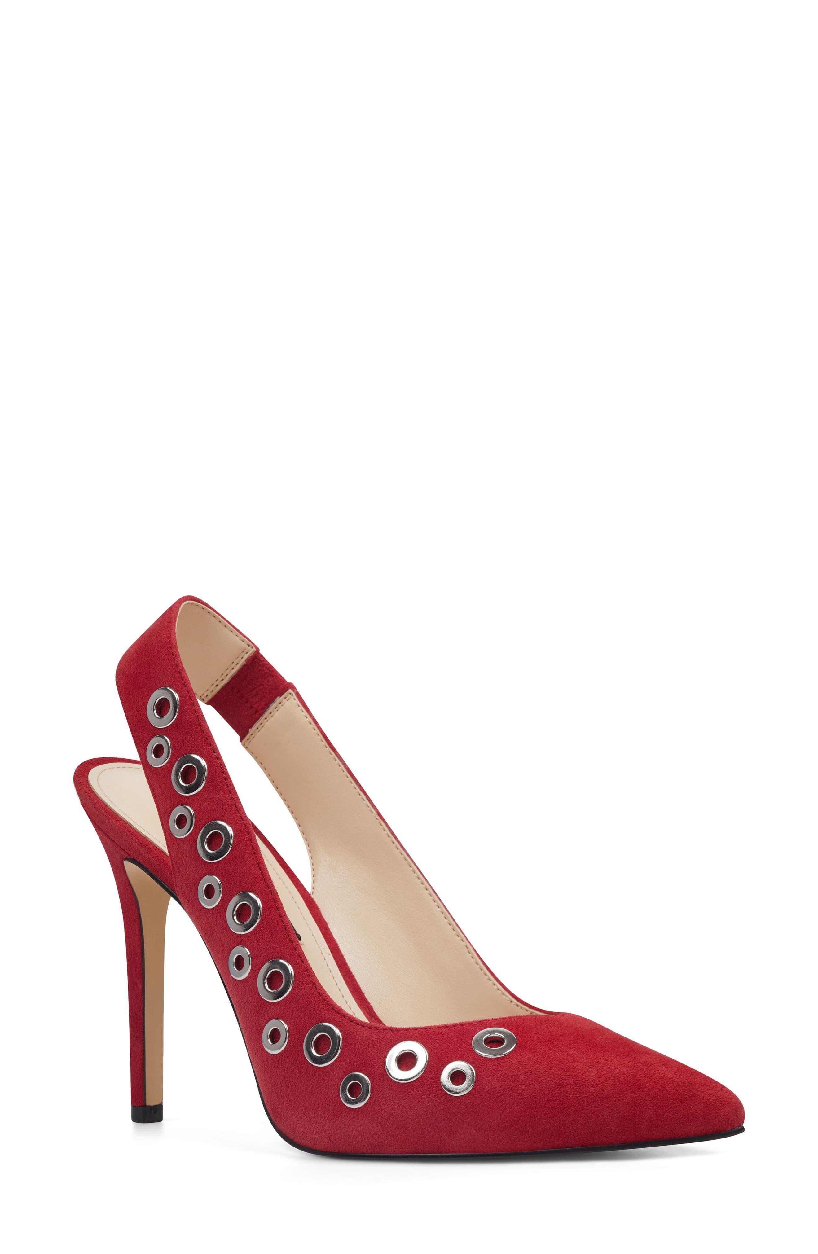 Nine West Tatin Slingback Pump in Red - Save 1% - Lyst