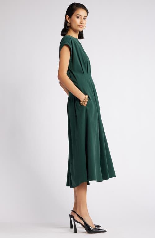 Nordstrom Pleated A-Line Dress in Green | Lyst Nordstrom Pleated A-Line Dress in Green | Lyst