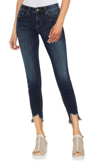 vince camuto uneven hem jeans
