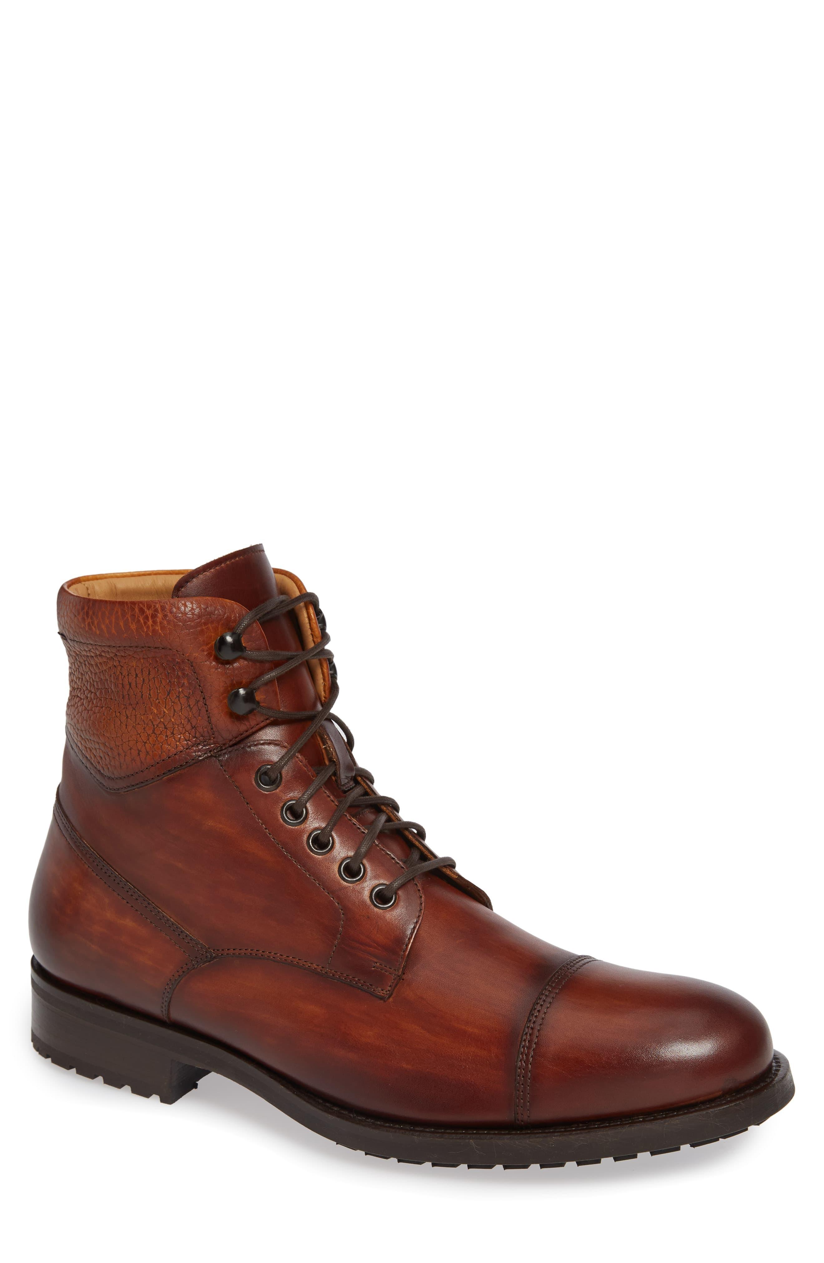 magnanni peyton cap toe boot
