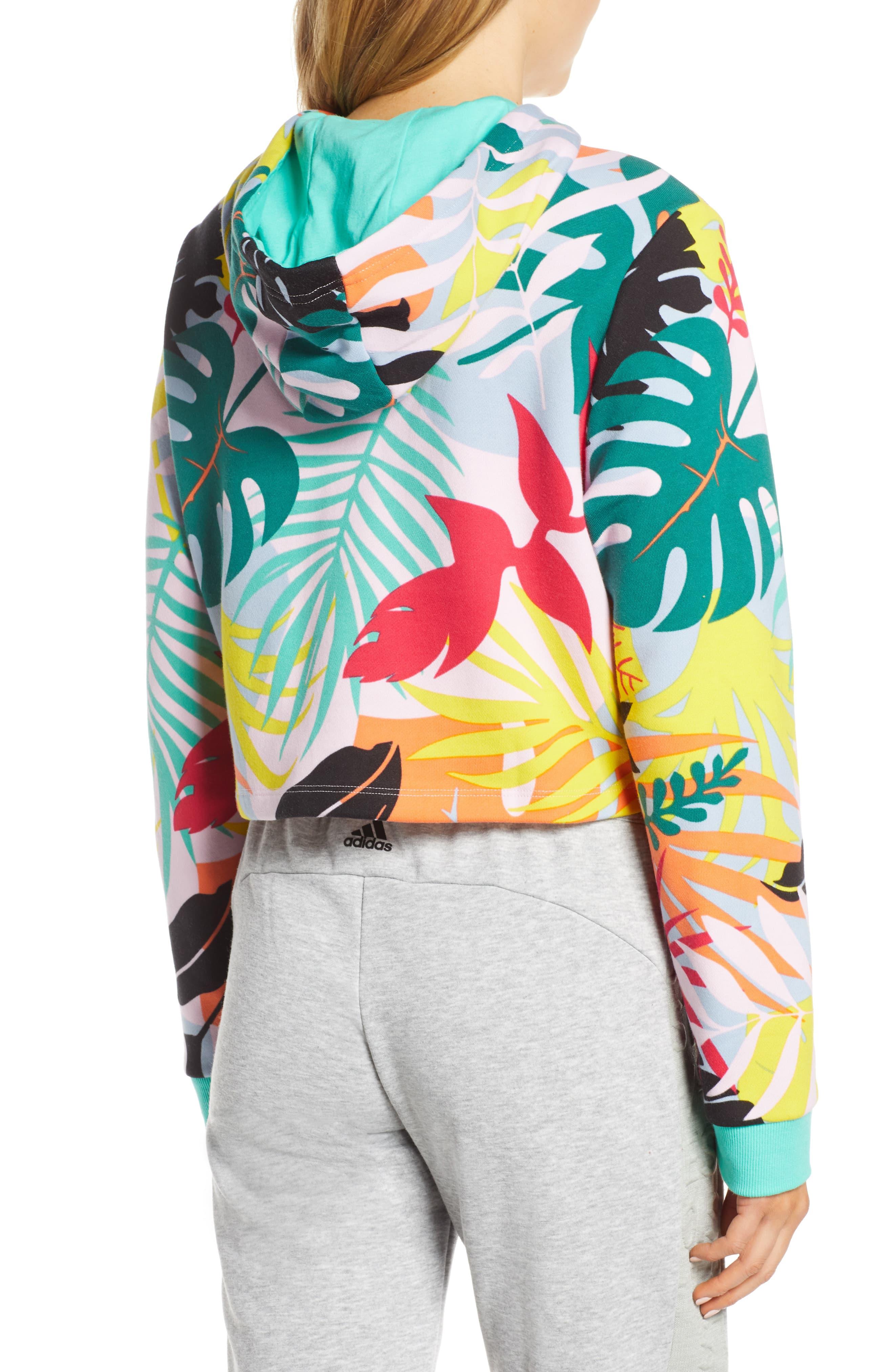 tropicalage cropped hoodie