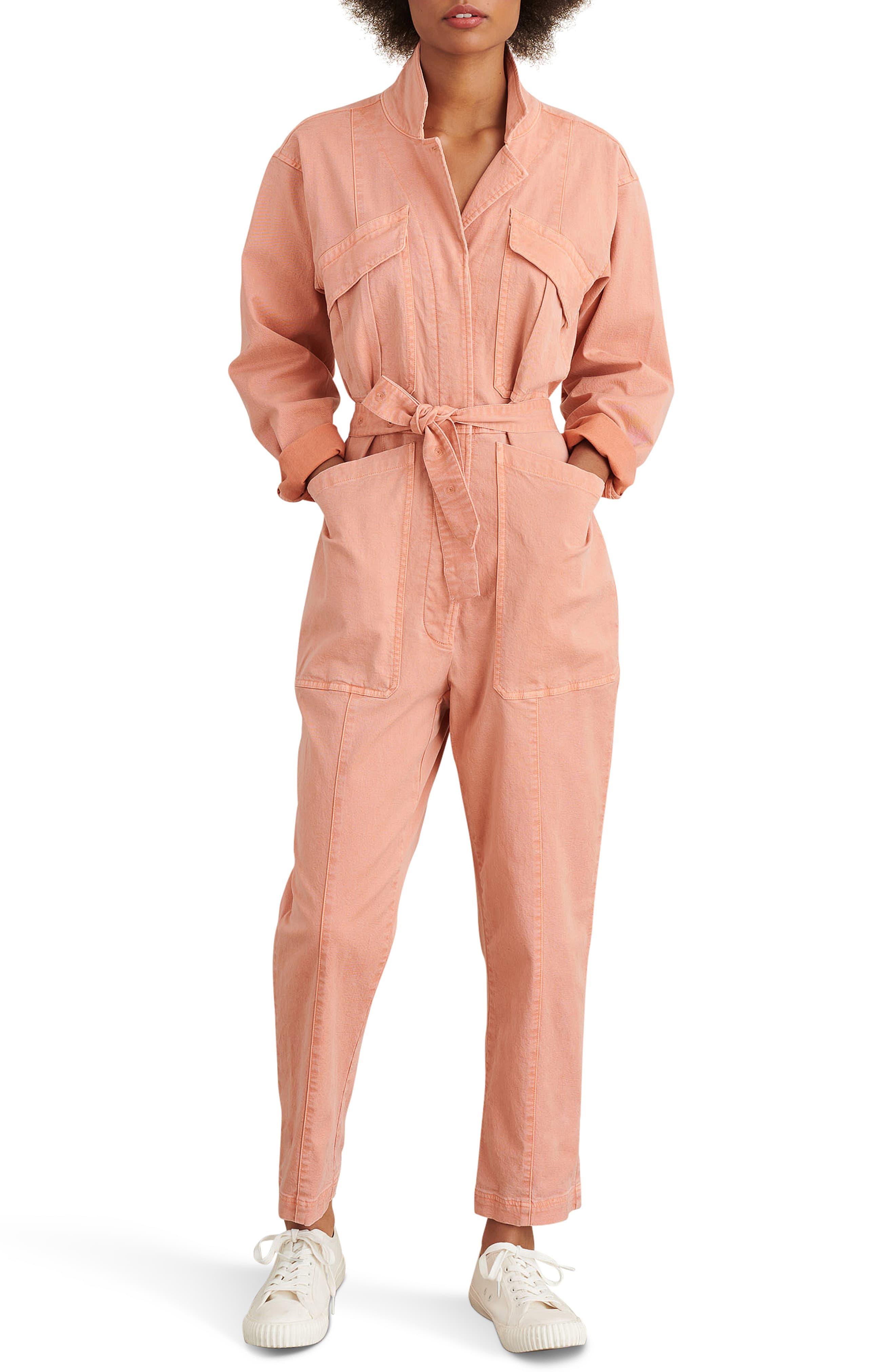 Alex Mill Expedition Twill Jumpsuit in Pink - Lyst