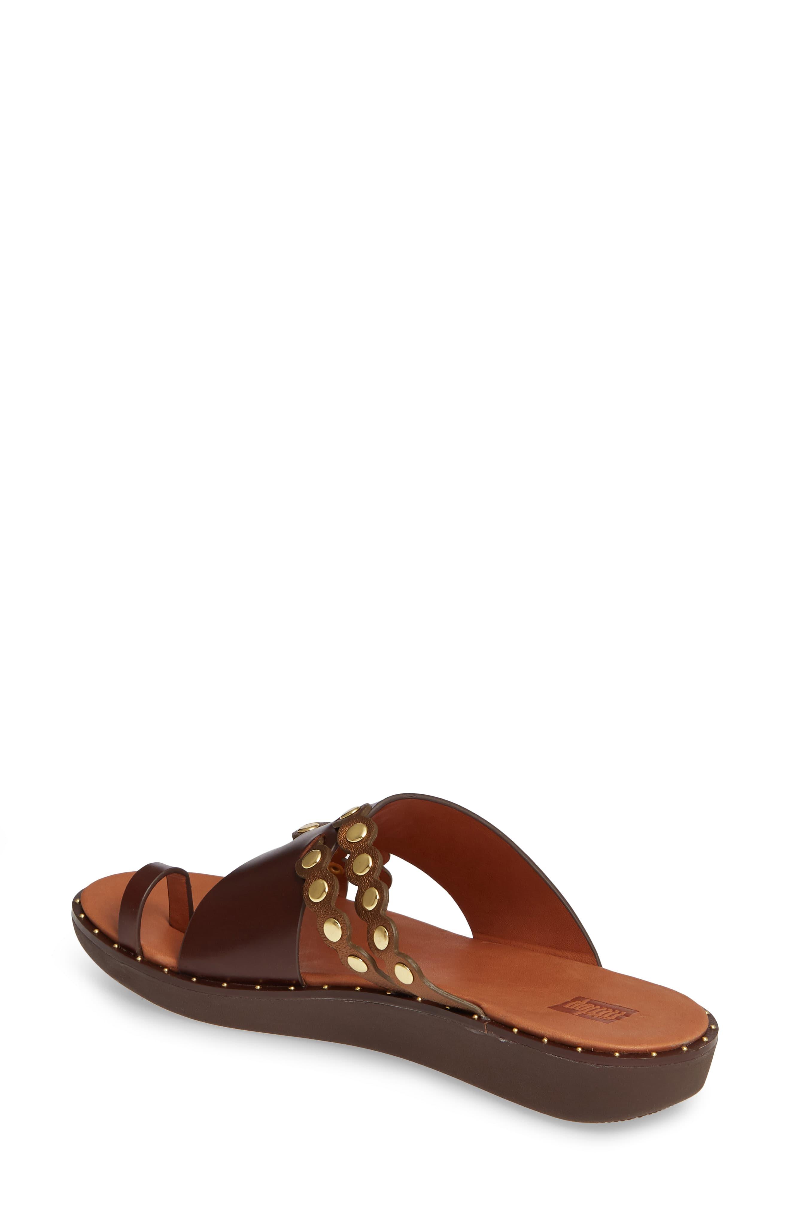 fitflop duo buckle slide sandals