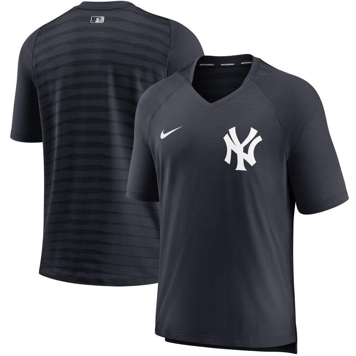 Nike New York Yankees Authentic Collection Pregame Performance V-neck T- shirt At Nordstrom in Blue for Men