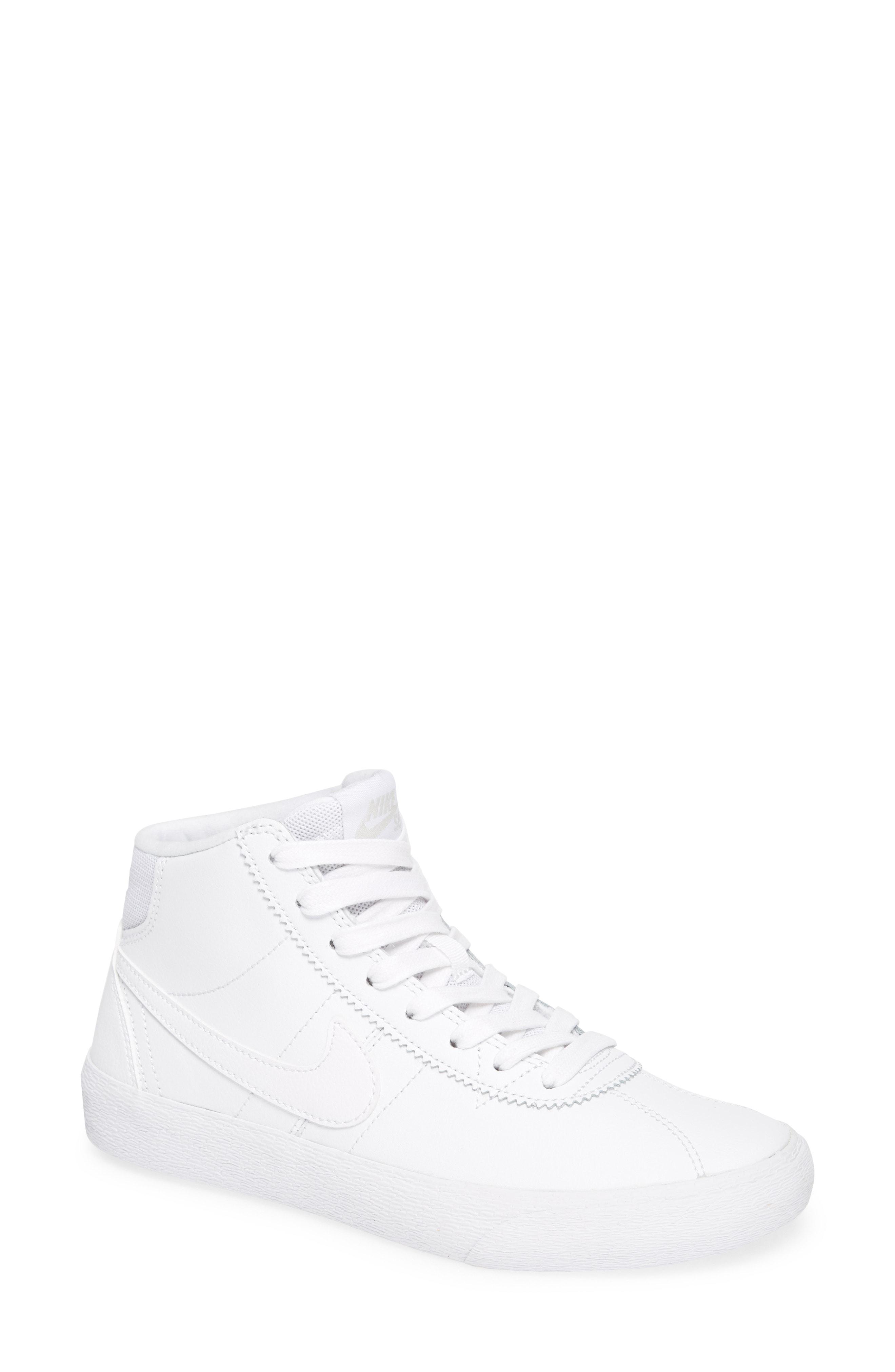 nike sb white bruin hi trainers