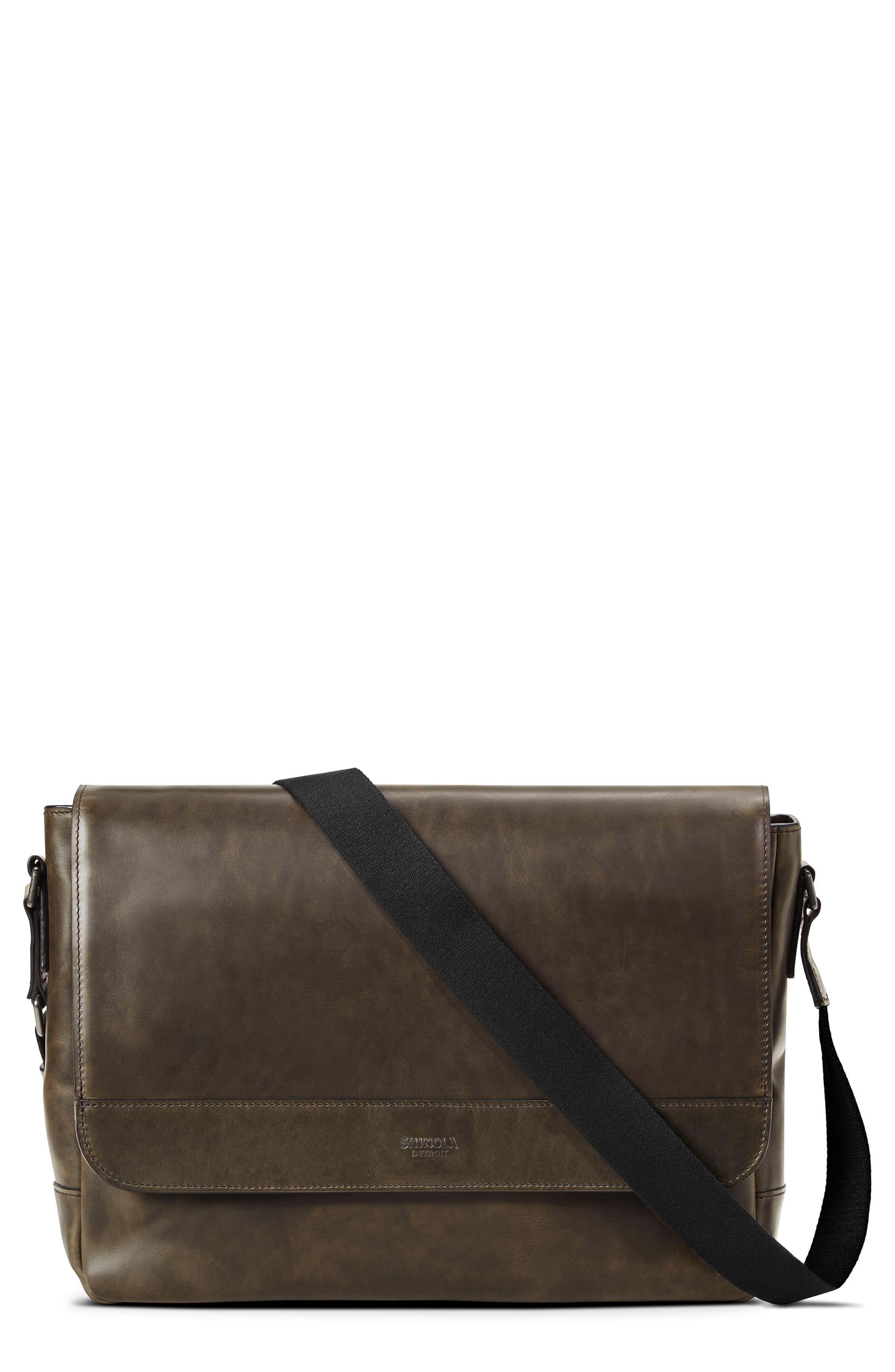 shinola messenger bag