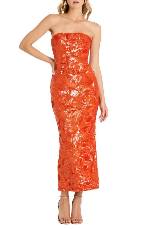 slim fit dress slacks Helsi Lola Strapless Sequin Maxi Dress