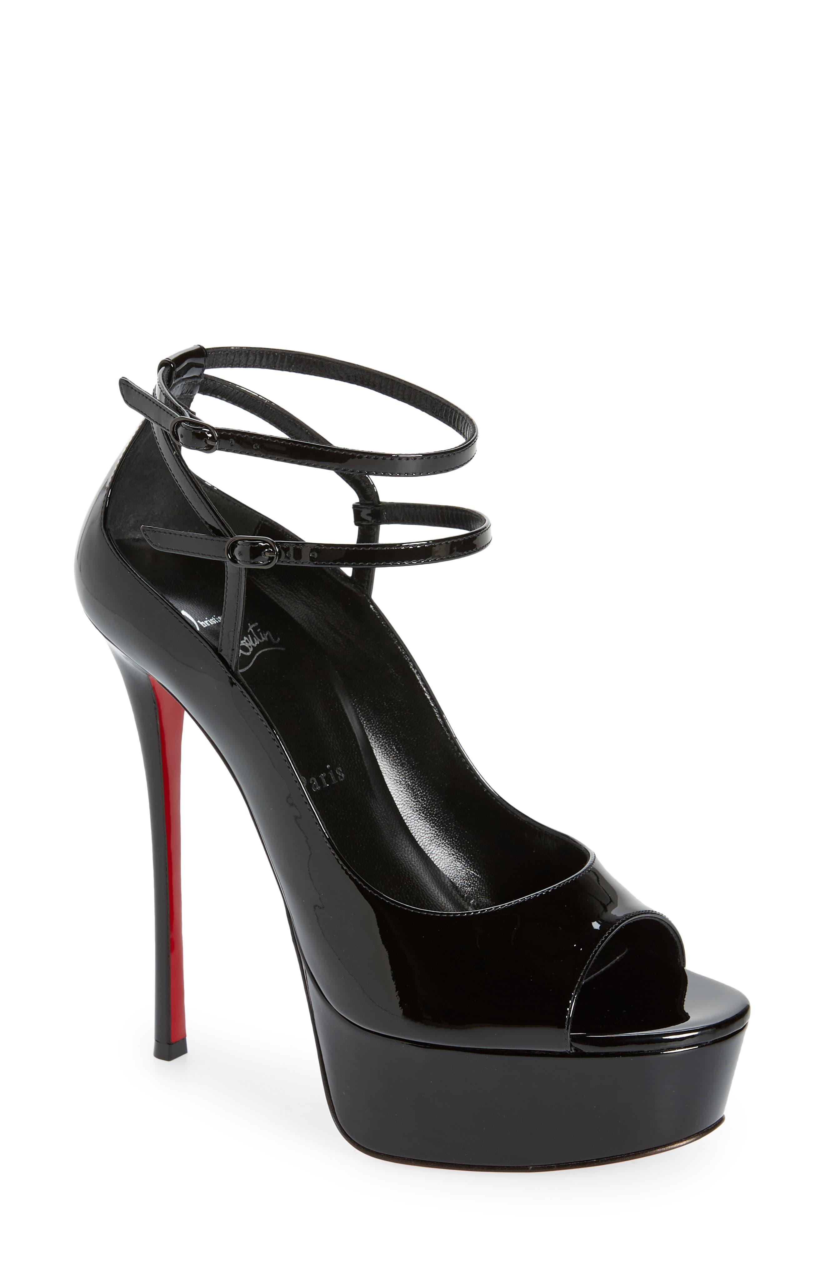 Christian Louboutin Very Conclusive Alta Pump in Black | Lyst