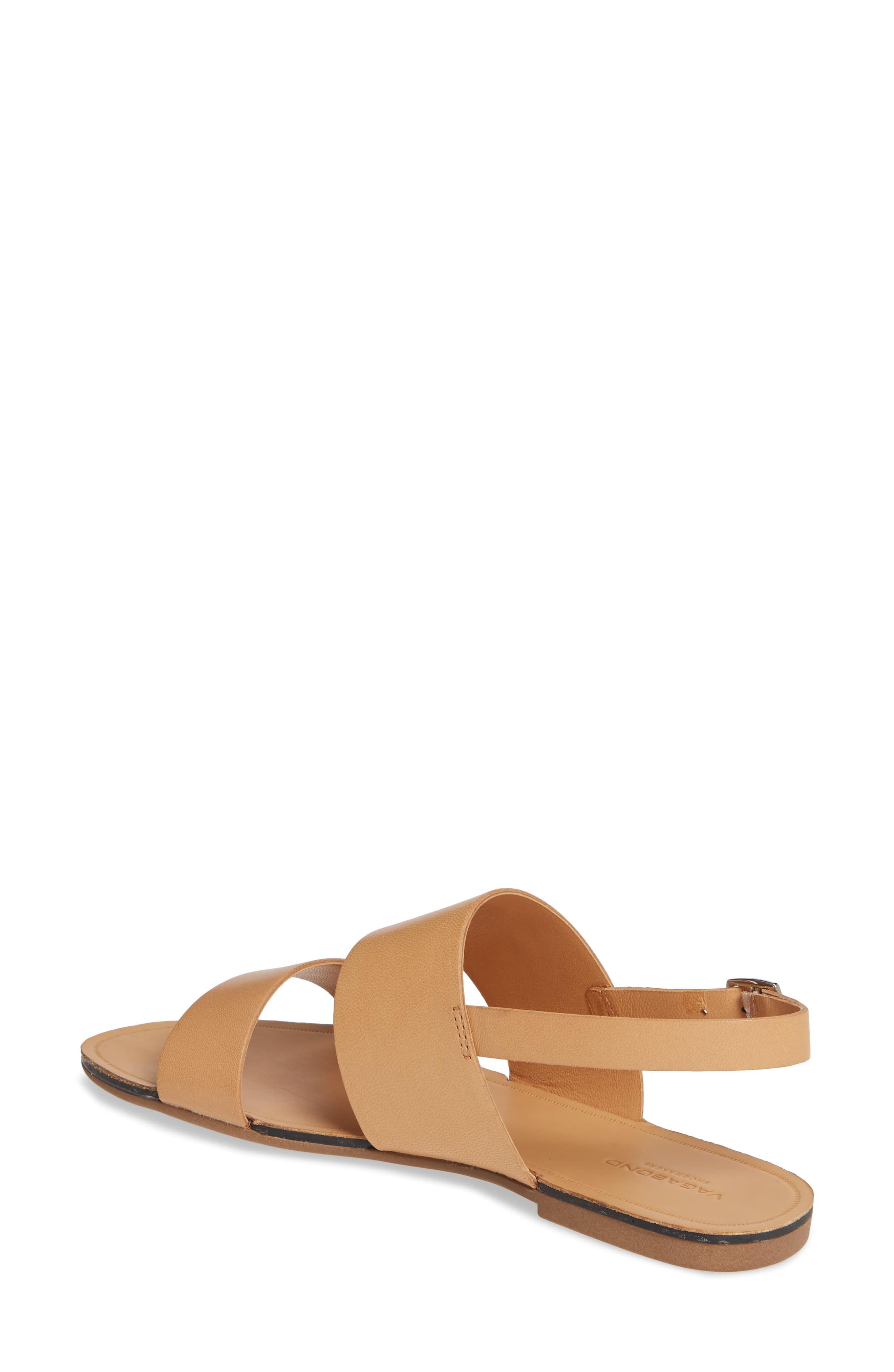Vagabond Tia Leather Sandal in Brown - Lyst