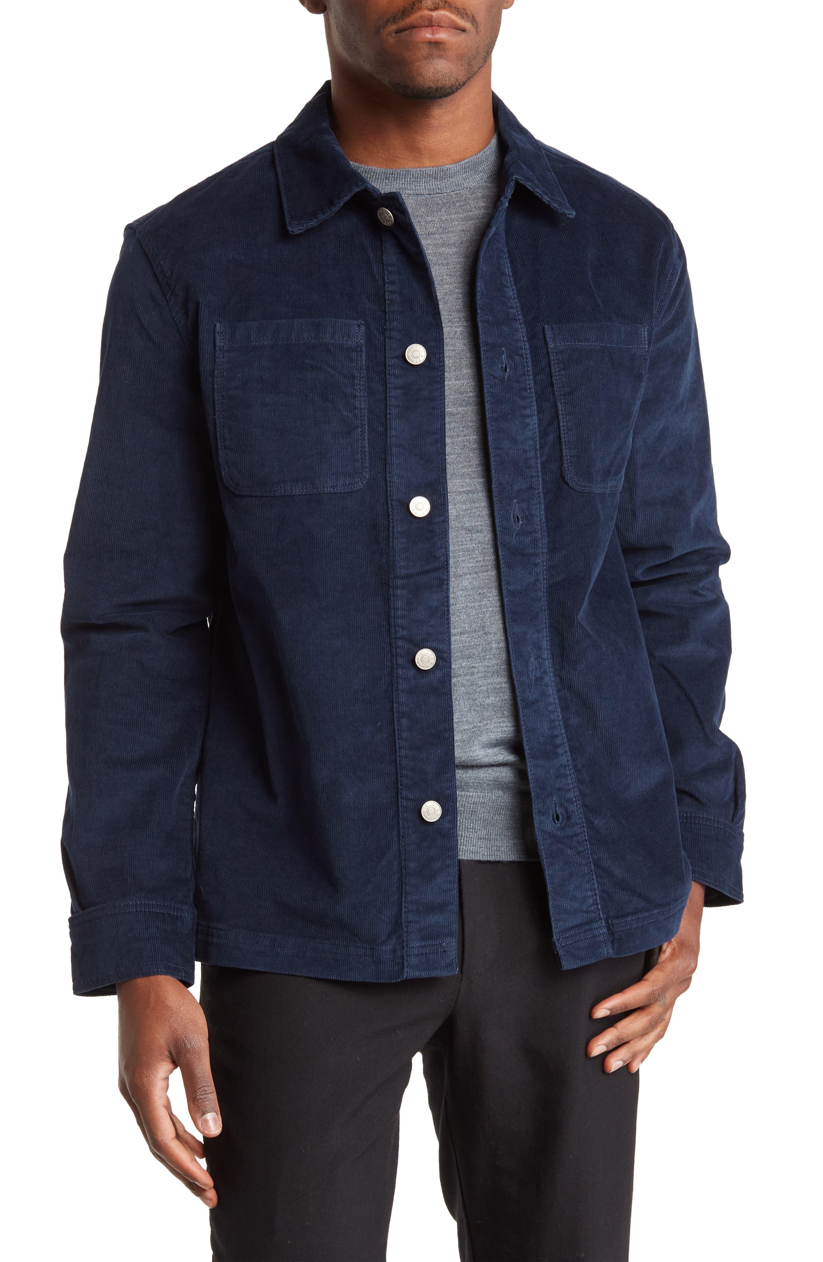 Slate & Stone Workwear Corduroy Shirt Jacket in Blue for Men Lyst