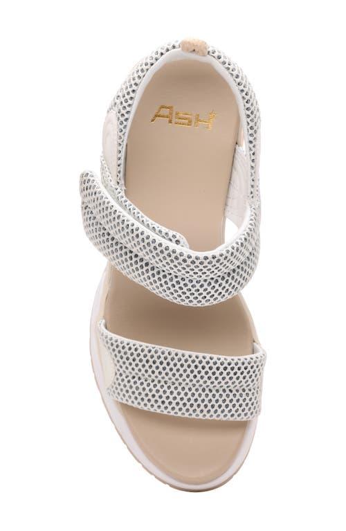 Ash Cosmos Wedge Sandal in Metallic Lyst
