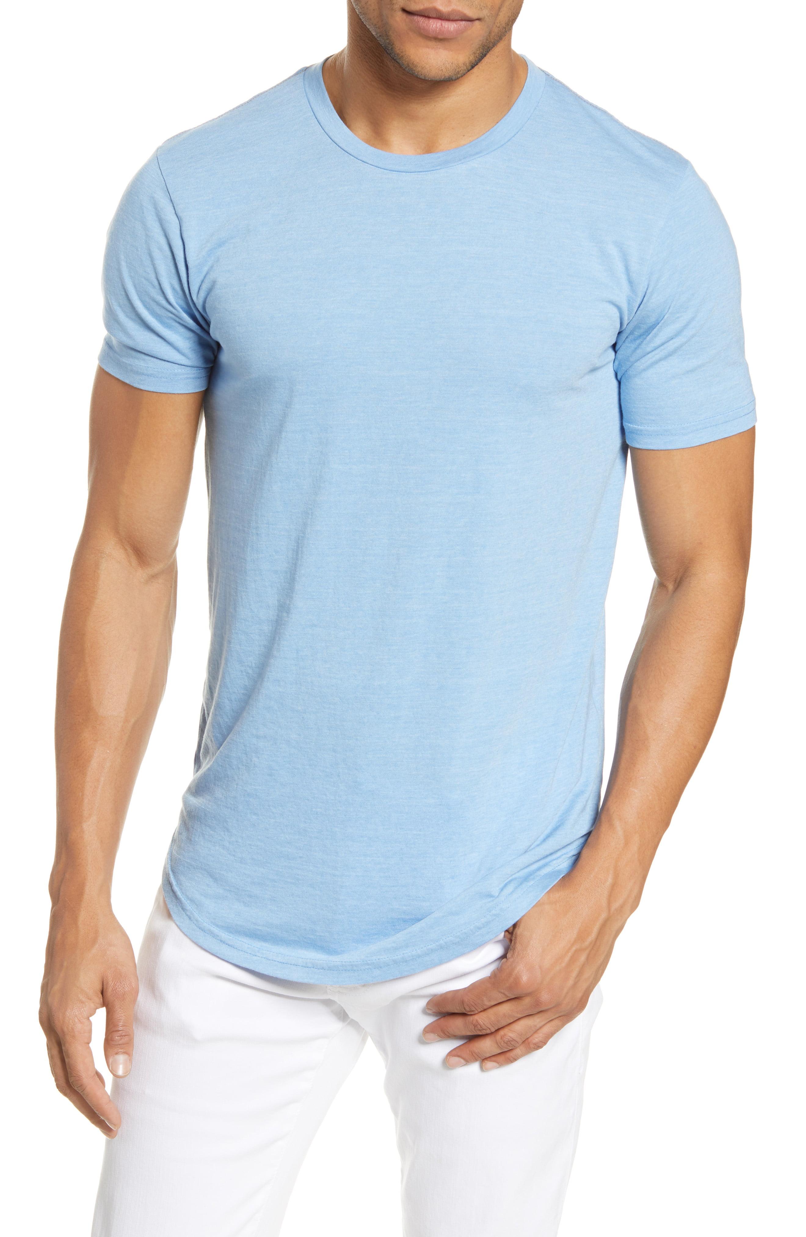 Goodlife Triblend Scallop Crewneck T-shirt in Blue for Men - Lyst