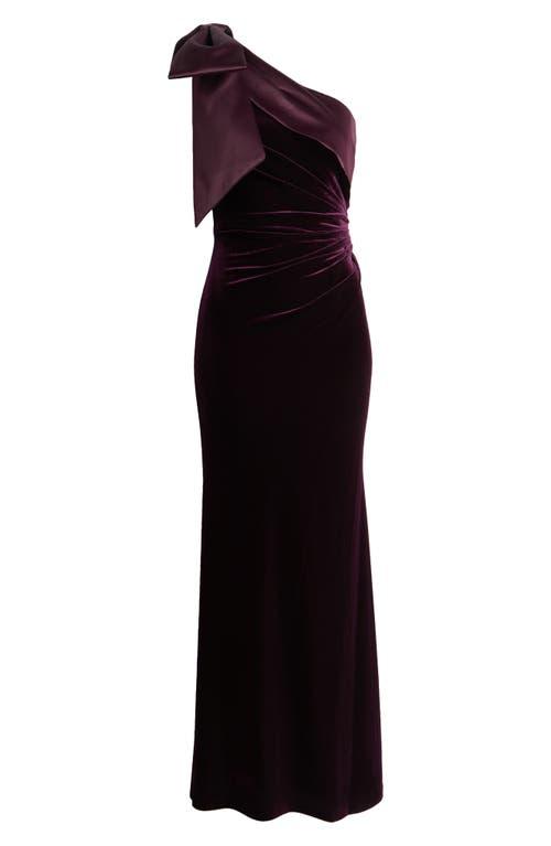 Eliza J One Shoulder Bow Embellished Gown Lyst