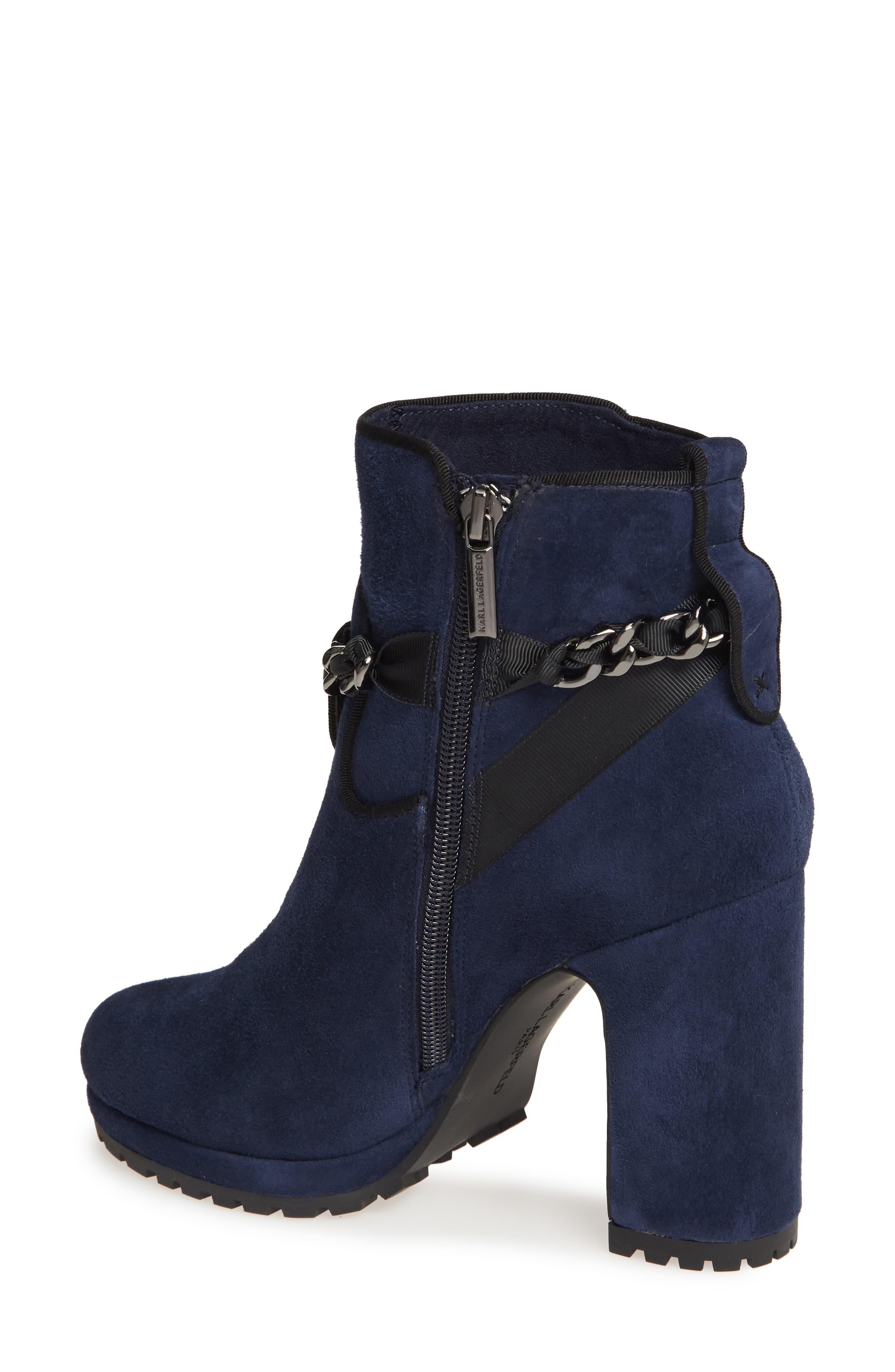 karl lagerfeld navy shoes