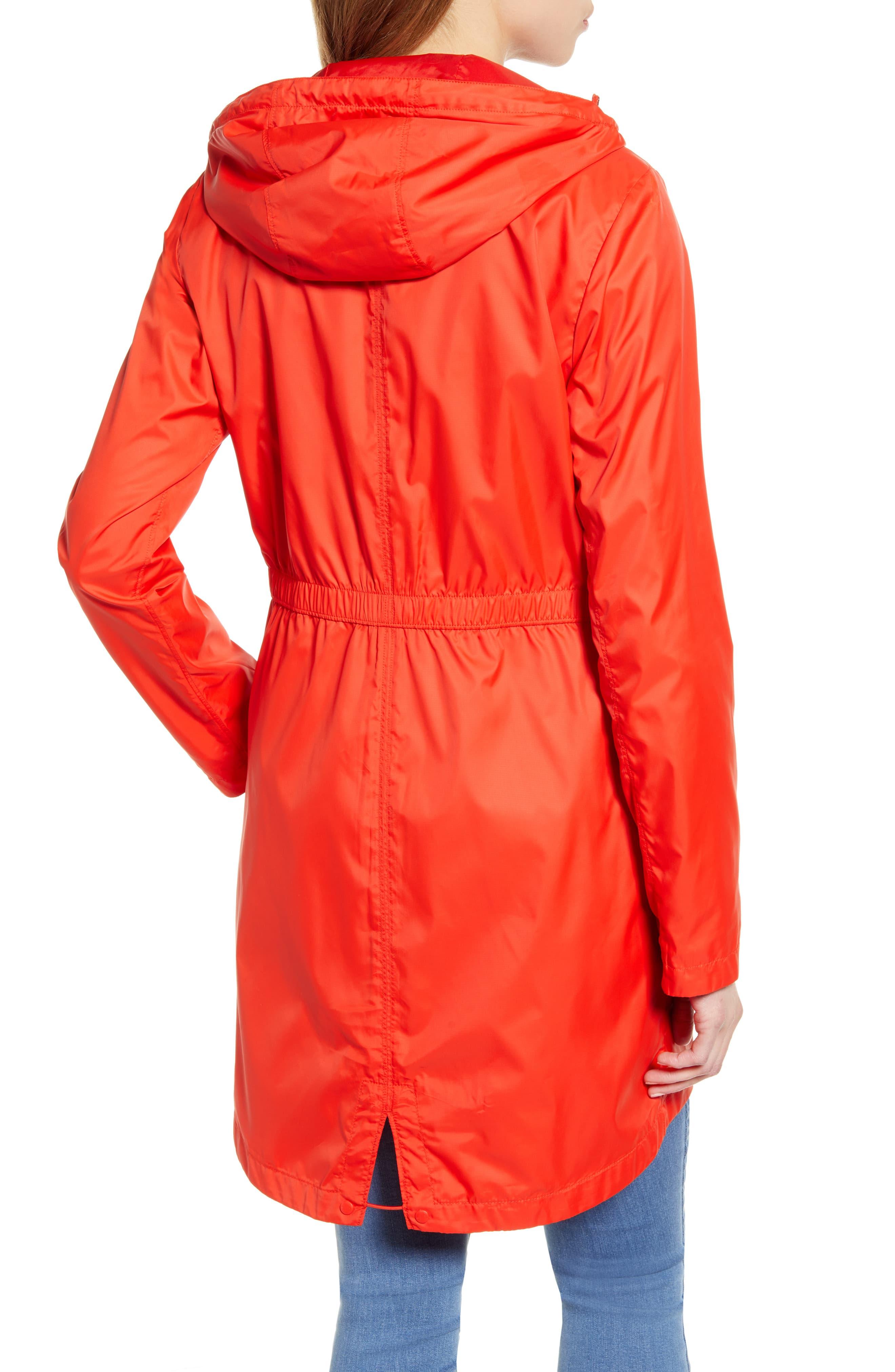 The North Face Rissy 2 Hooded Water Repellent Raincoat in Red | Lyst