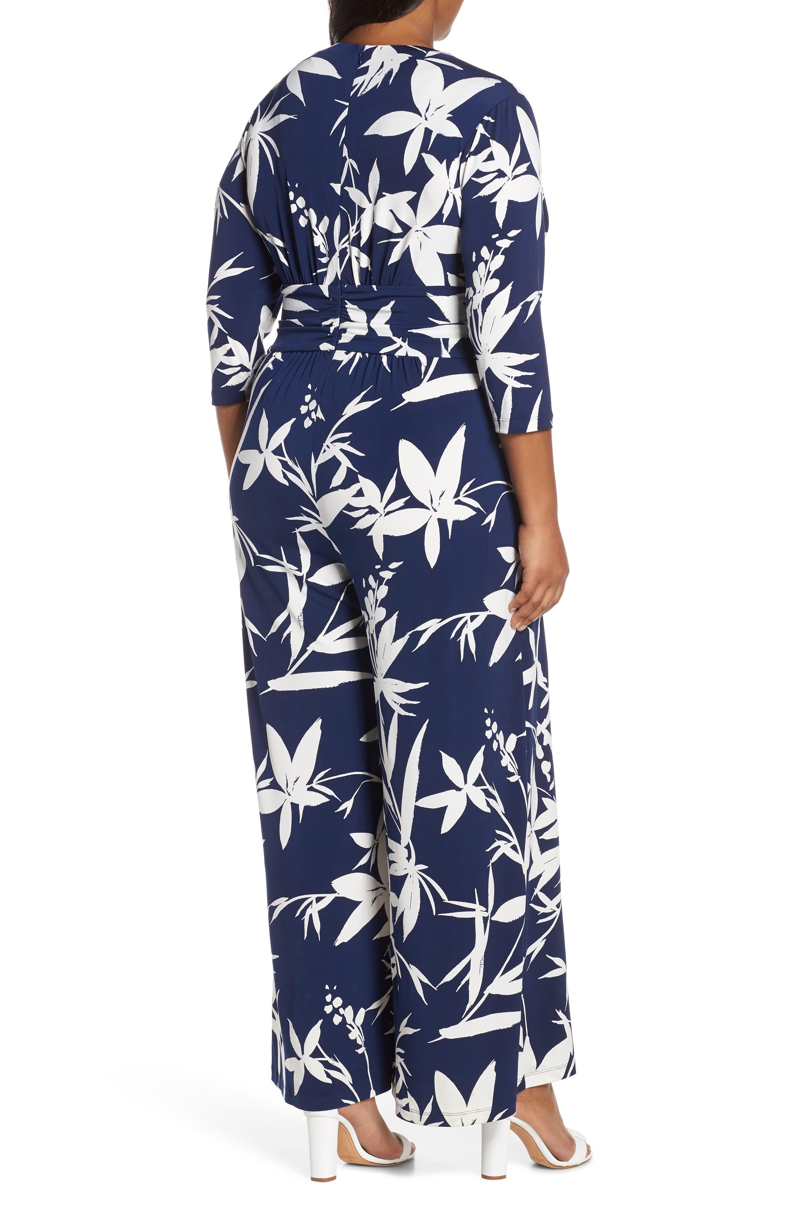 eliza j twist wide leg jumpsuit