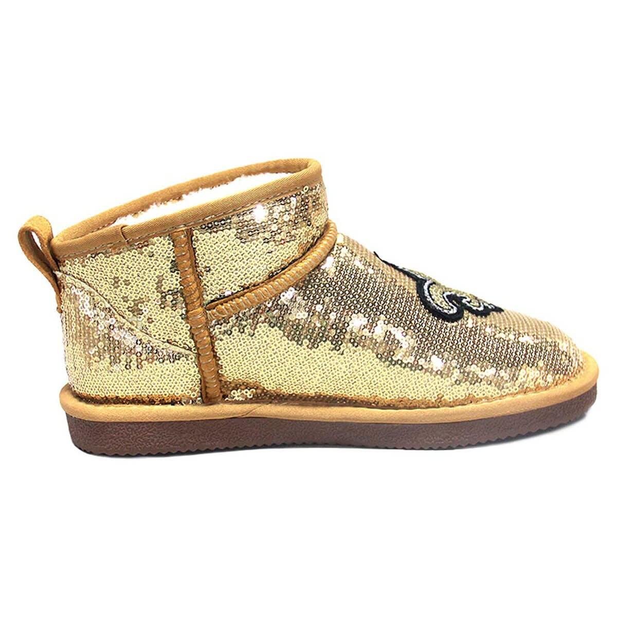 Cuce New Orleans Saints Sequin Ankle Boots At Nordstrom in