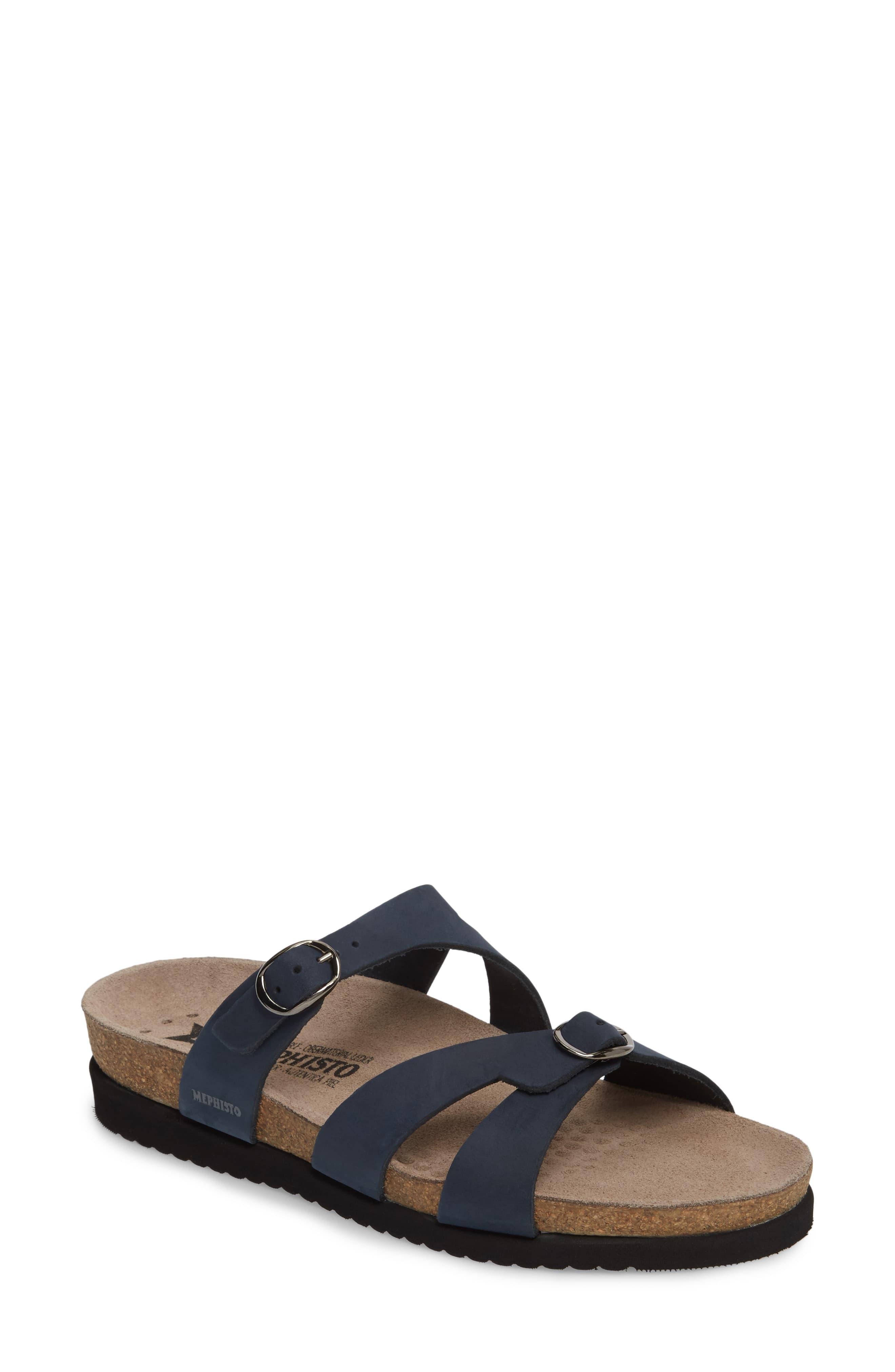 Mephisto 'hannel' Sandal in Coral Nubuck Leather (Blue) - Save 33% - Lyst