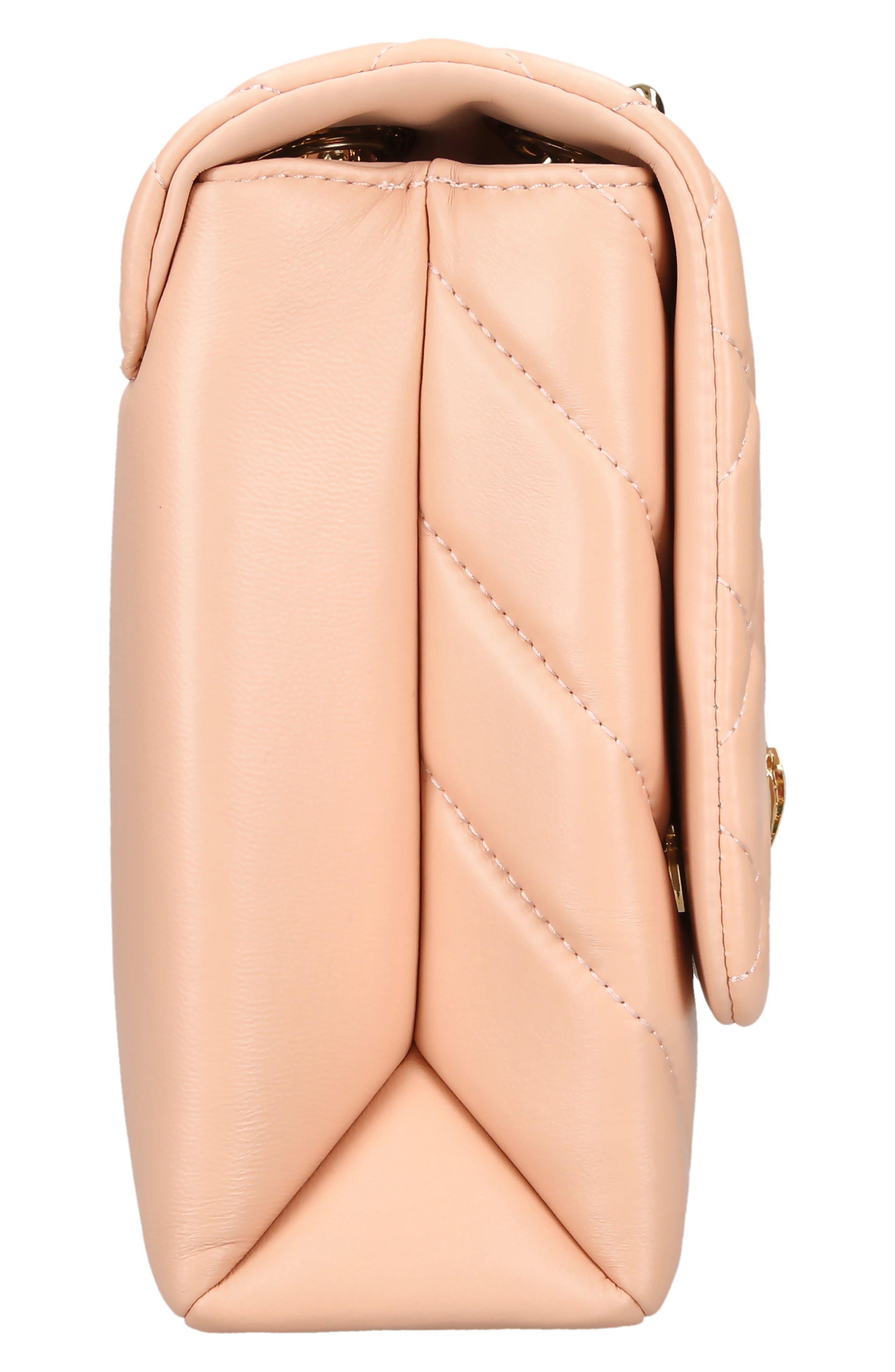 Kurt Geiger Large Kensington Leather Convertible Shoulder Bag in Pink