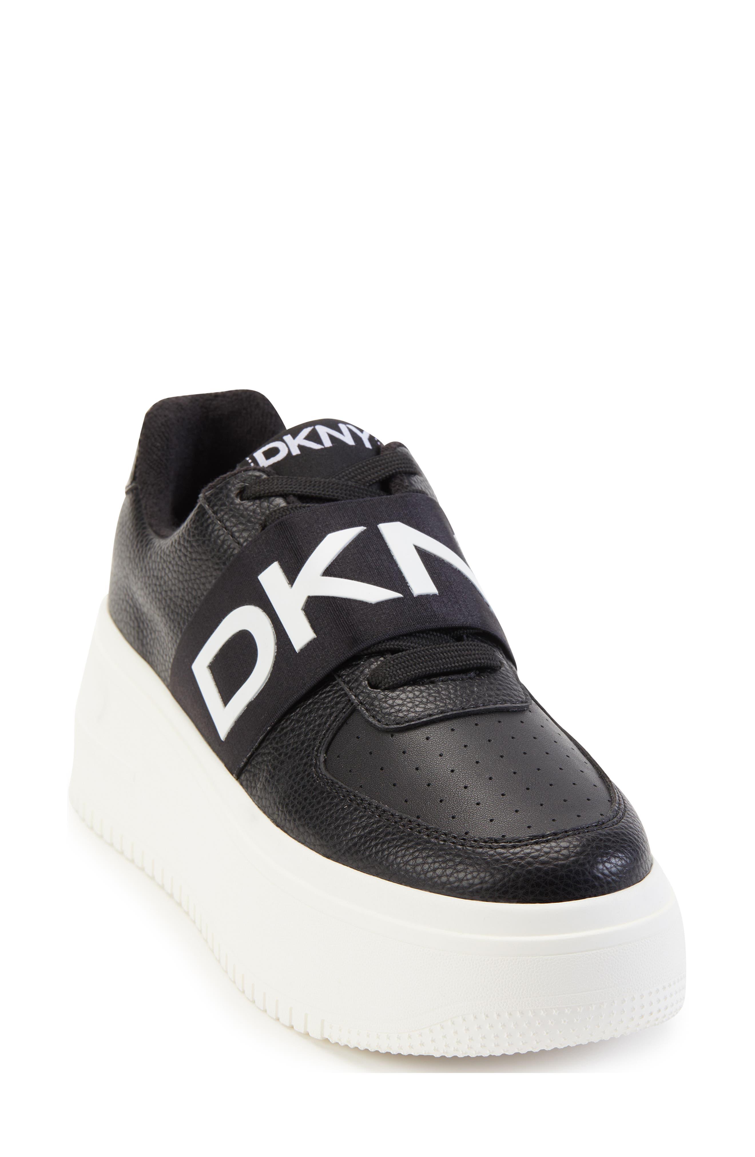 DKNY Madigan Platform Slip-on Sneaker in Black | Lyst