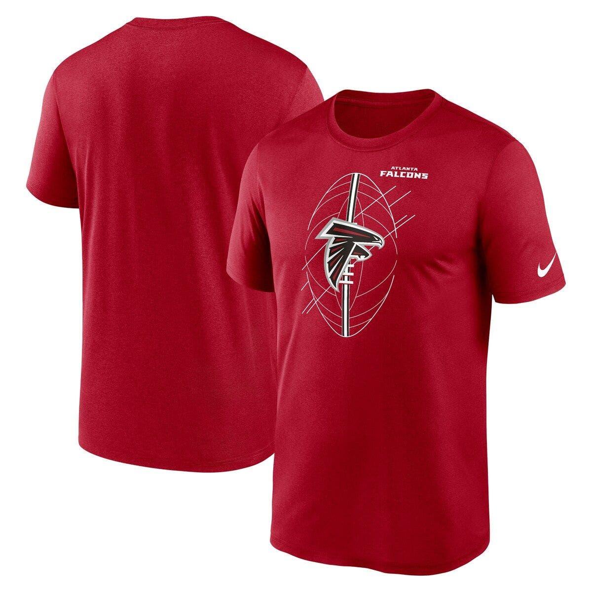 Nike Men's Atlanta Falcons Legend Logo Black T-Shirt