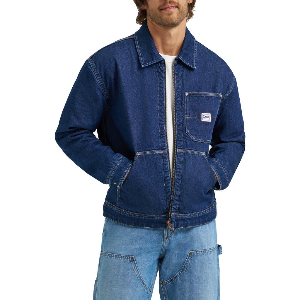 Lee Jeans Workwear Denim Jacket in Blue for Men | Lyst