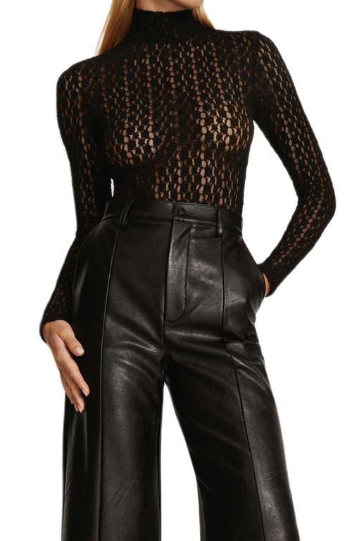 Bardot Vezza Floral Mesh Bodysuit in Black | Lyst