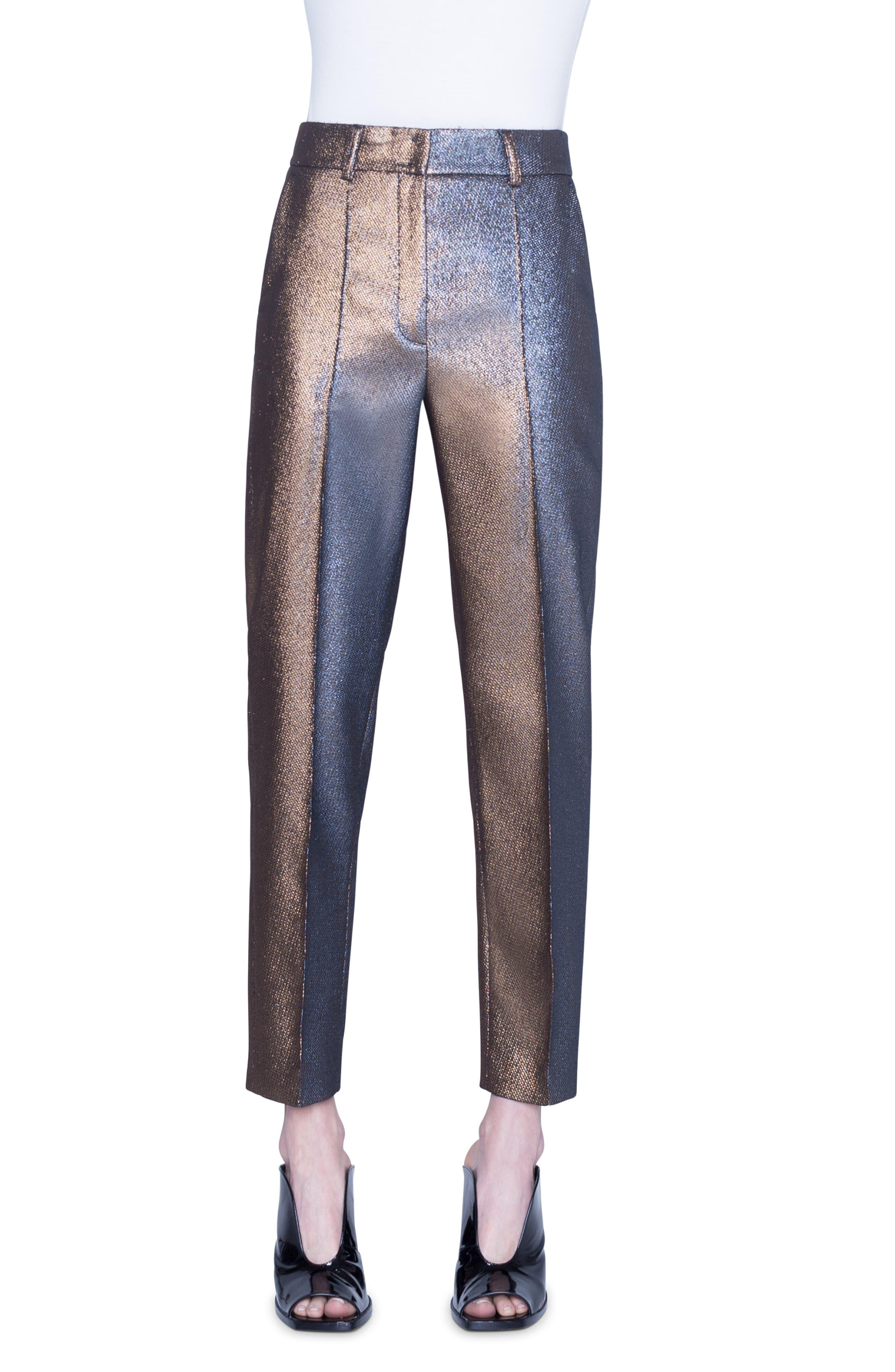 iridescent track pants