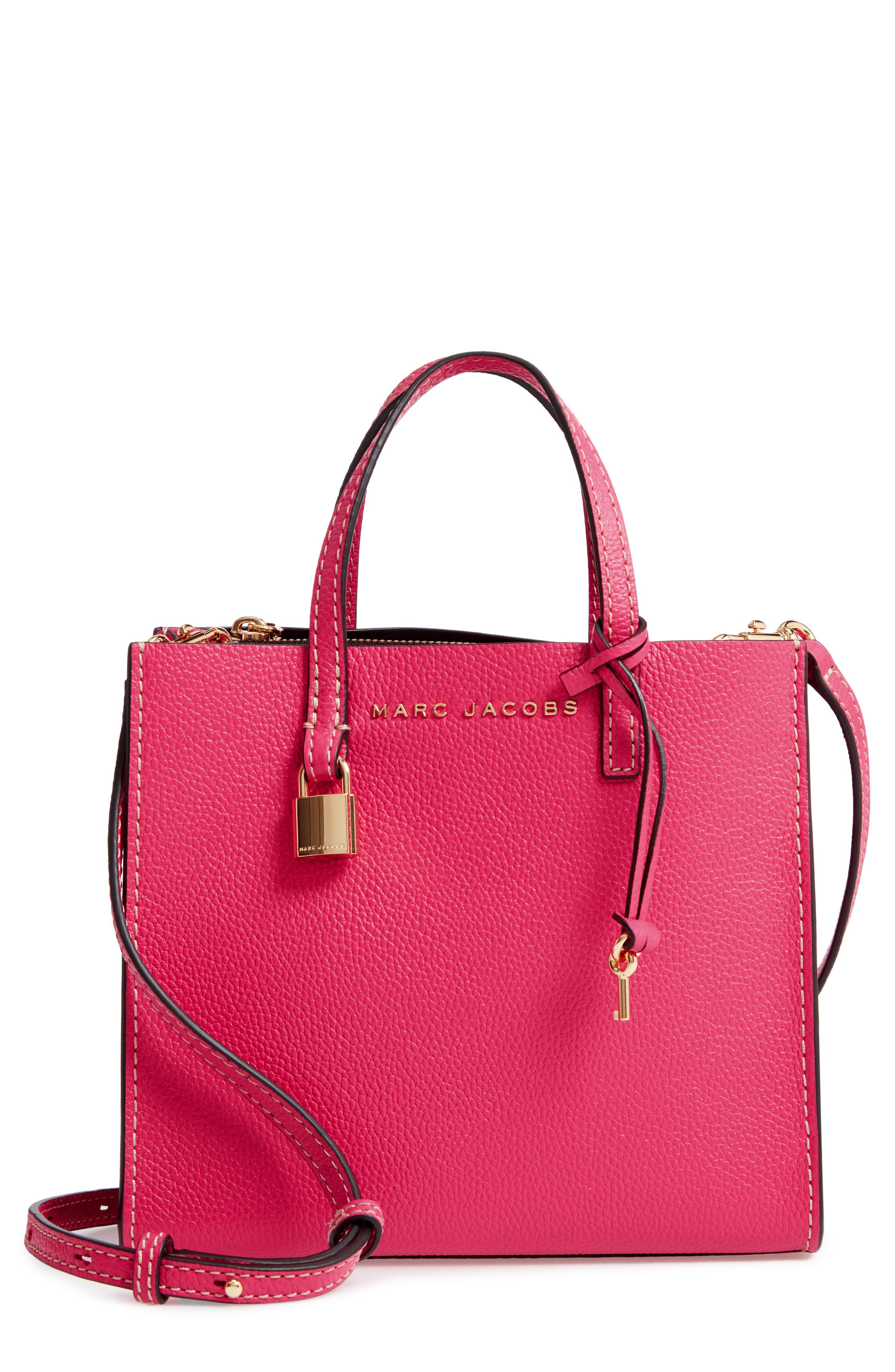 Marc Jacobs The Grind Mini Colorblock Leather Tote - - Lyst