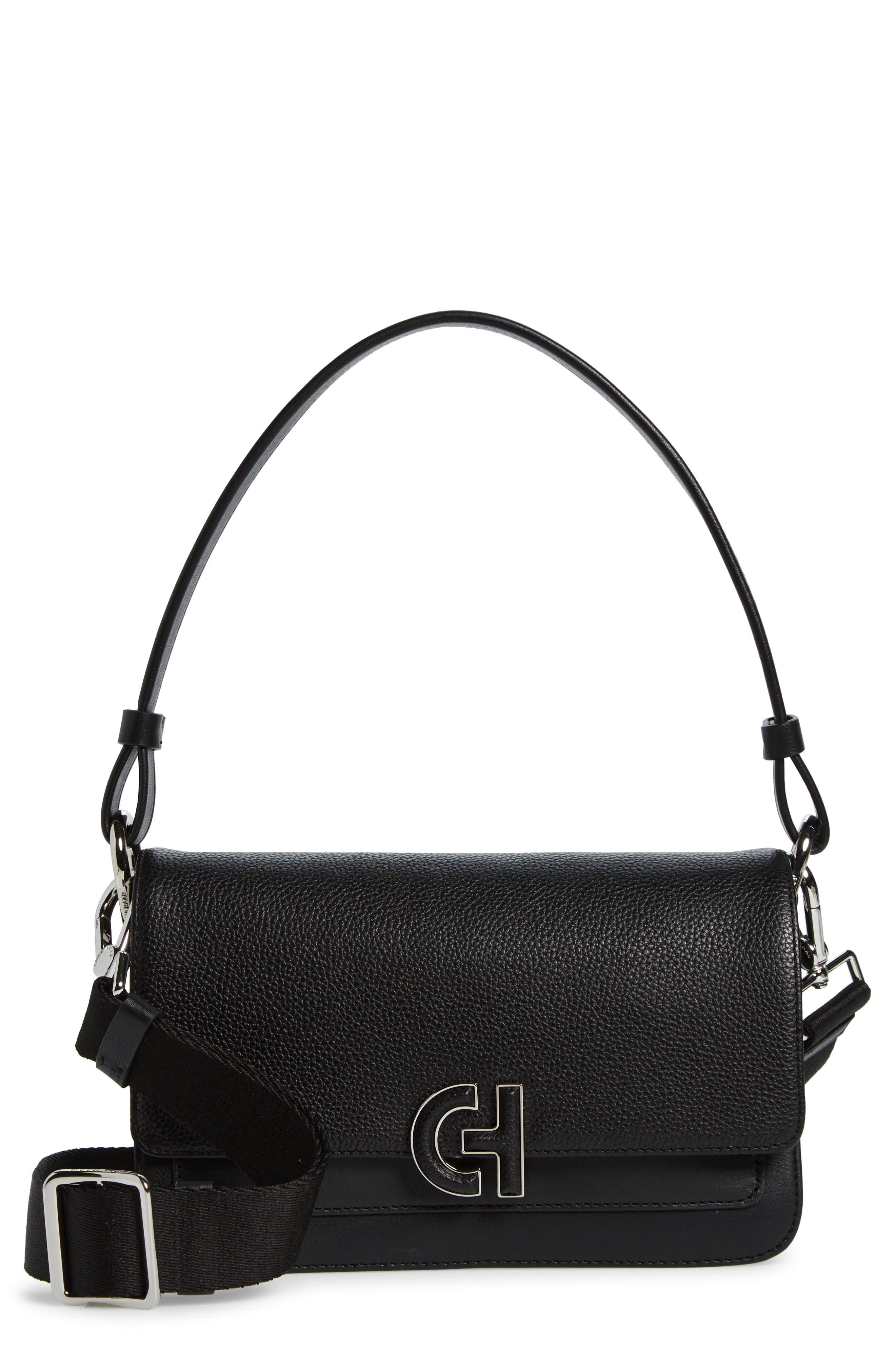 Cole Haan Mini Leather Shoulder Bag in Black | Lyst