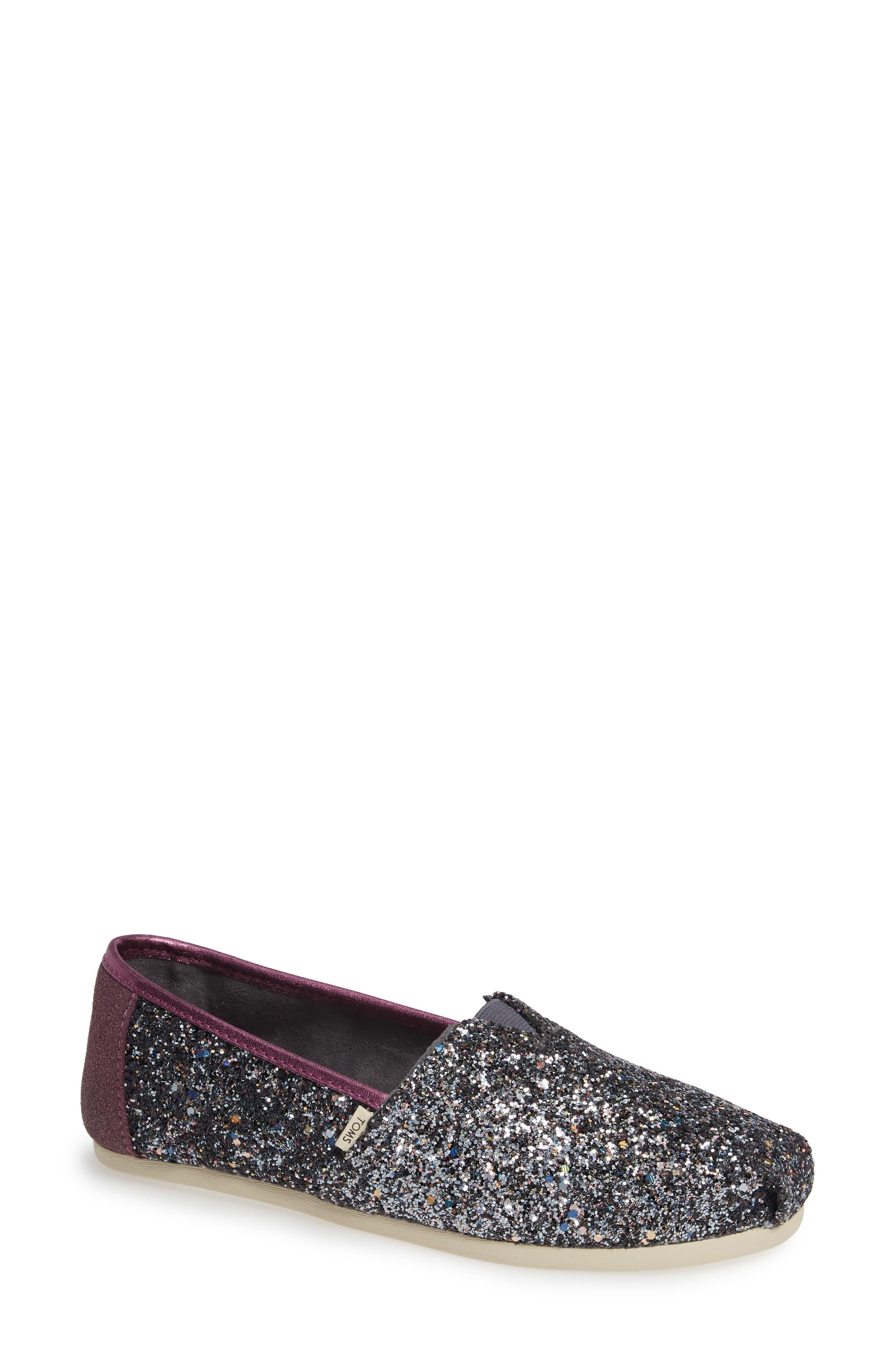 toms pewter party glitter