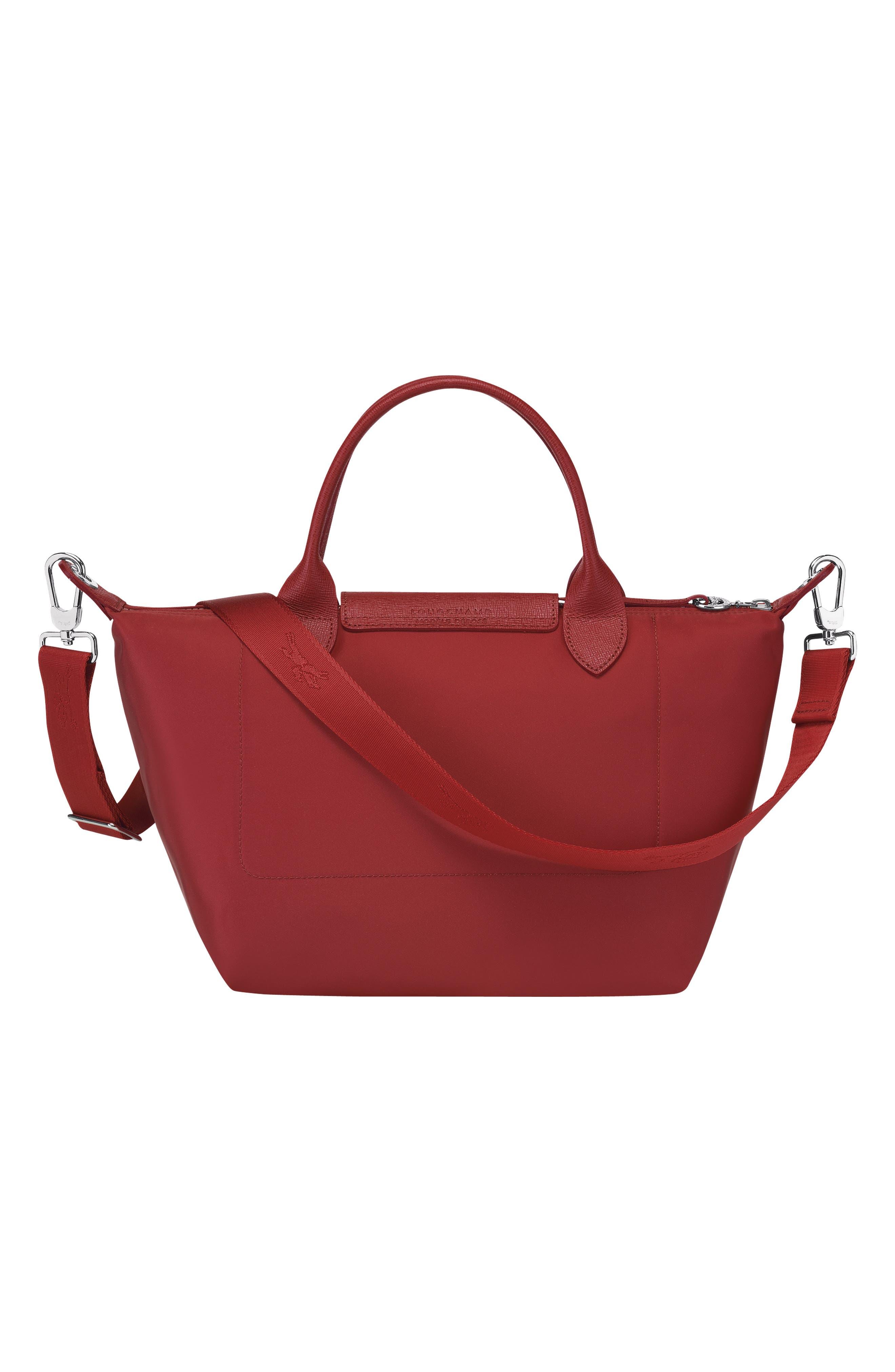 Longchamp Le Pliage Neo Small Nylon Tote Shoulder Bag ~NIP~ Red