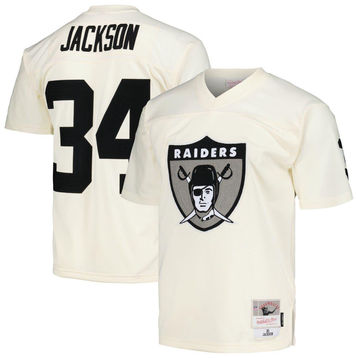 Bo jackson white best sale jersey