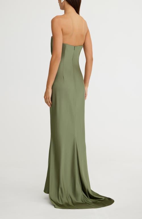 chinese dress ladies Rosalia Satin Bias Cut Maxi Dress Butter – VRG GRL