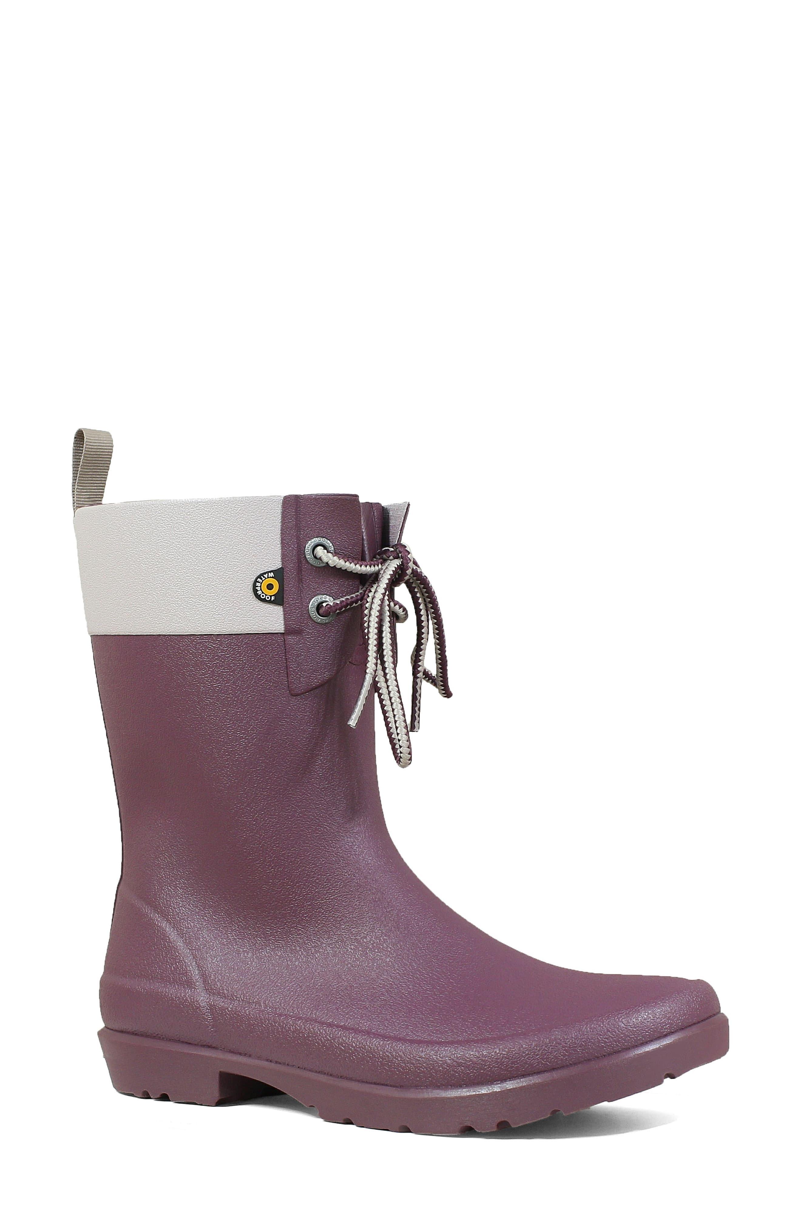 bogs lace up rain boots