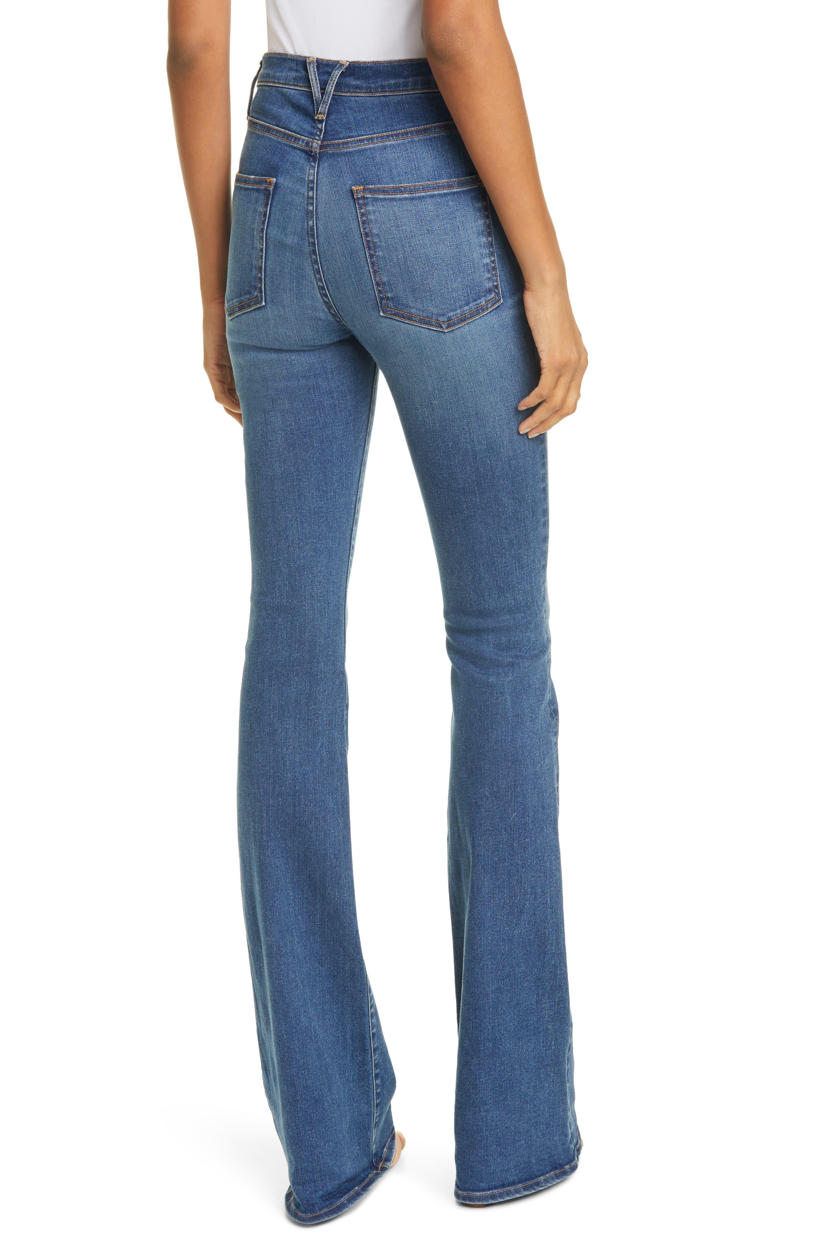 Veronica Beard Denim Beverly High Waist Skinny Flare Jeans in Blue - Lyst