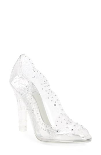dolce and gabbana glass slippers