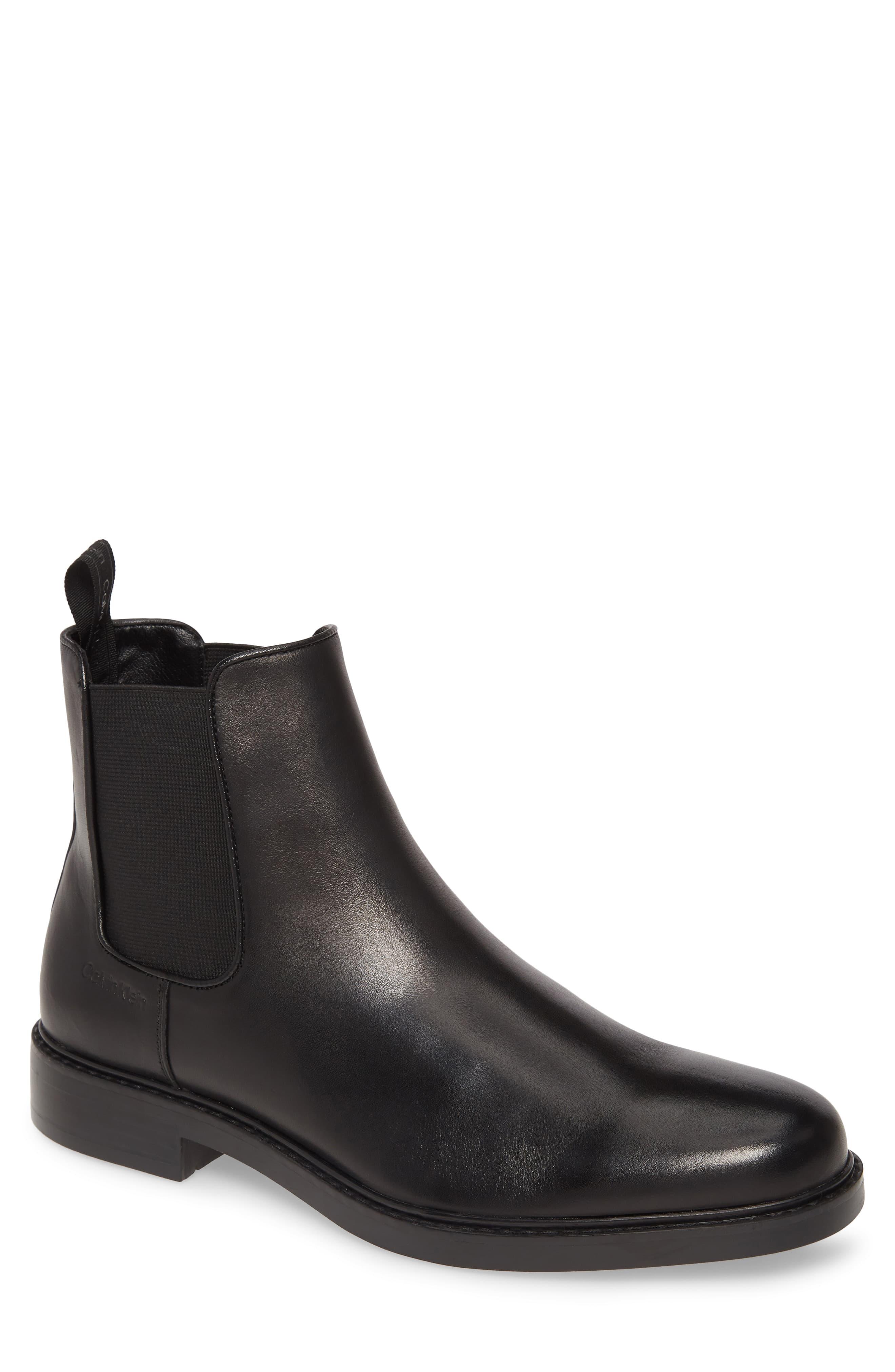 Calvin Klein Fenwick Chelsea Boot in Black for Men Lyst