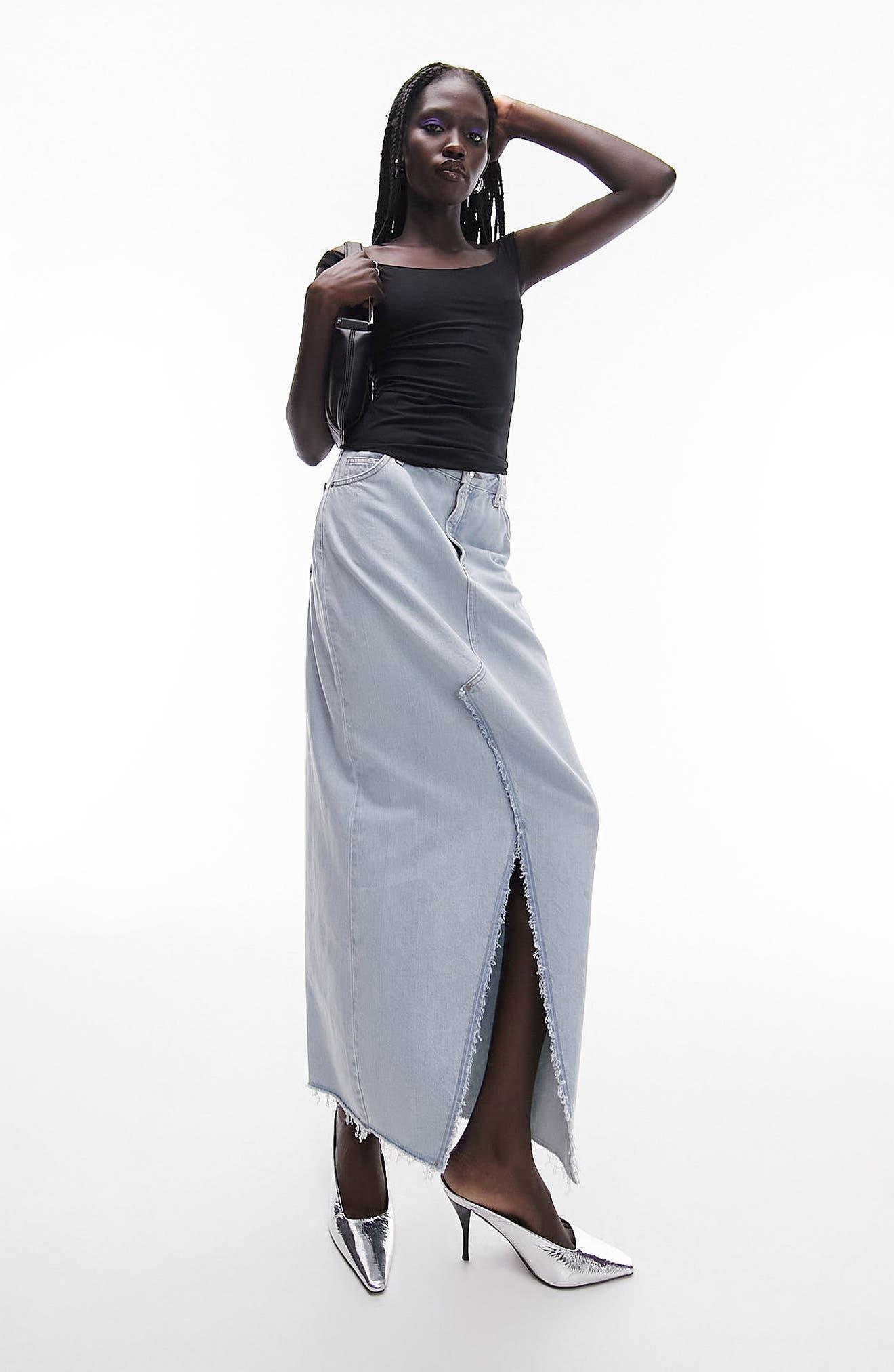 TOPSHOP Off The Shoulder Top in Black Lyst