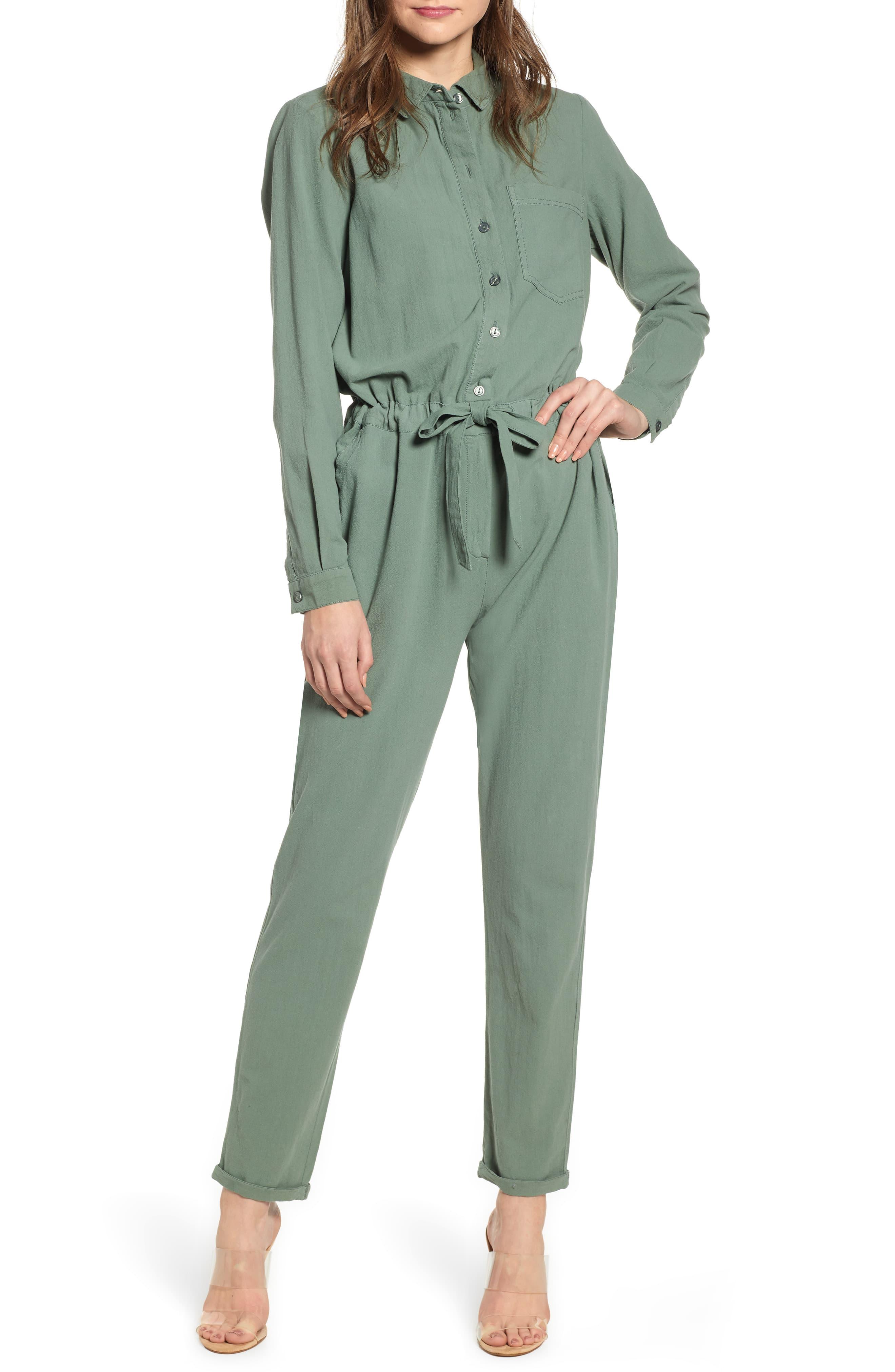 Vero Moda Cotton Foley Boilersuit in Green - Lyst