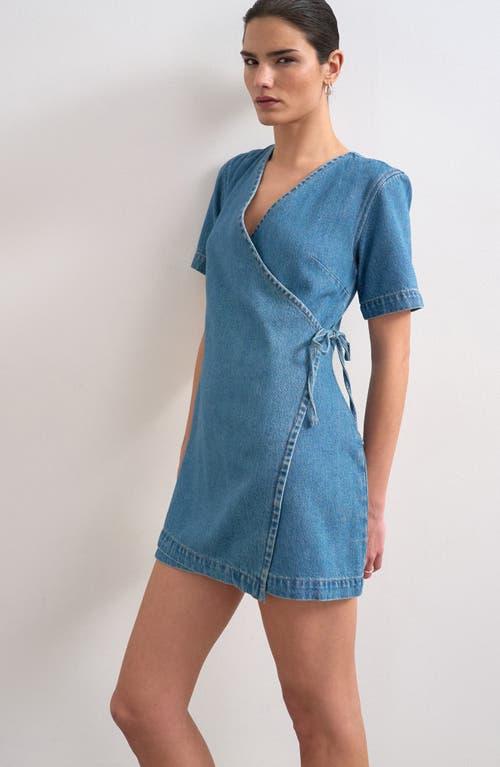 Designer Blue Denim Wrap Dresses for Women - Up to 54% off | Lyst