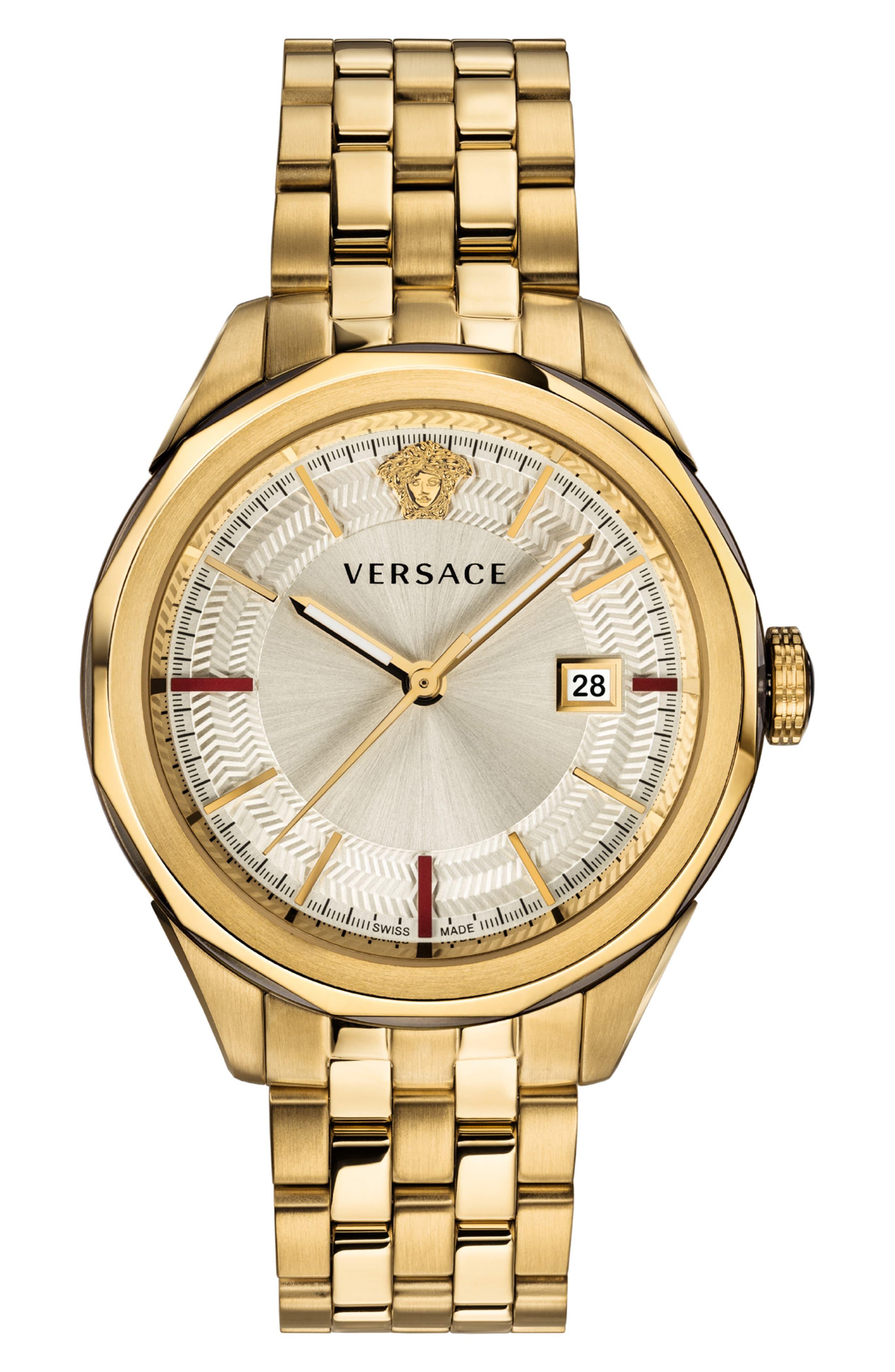 Versace Men's Glaze 43mm Bracelet Watch 