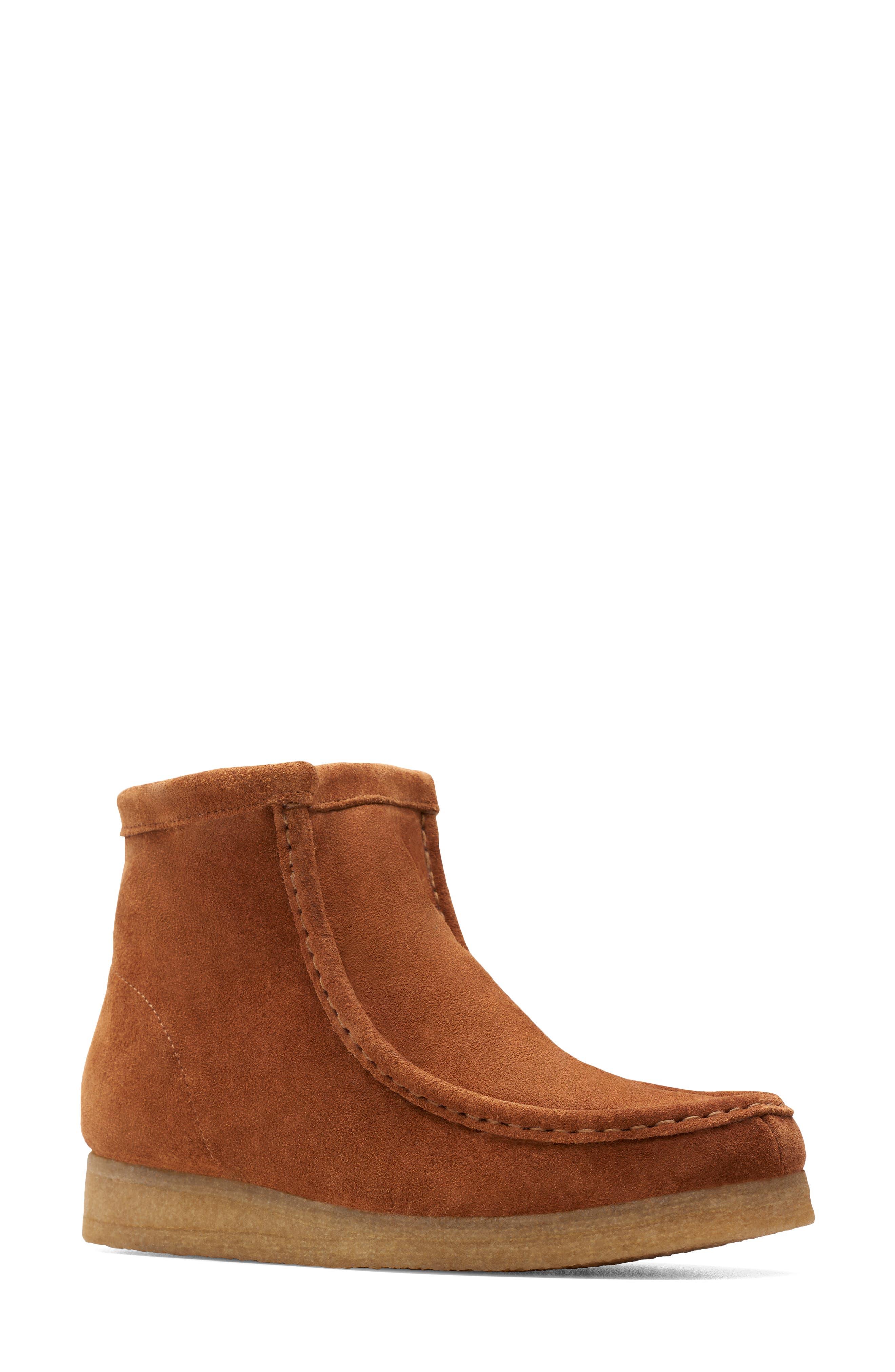 clarks shearling boots