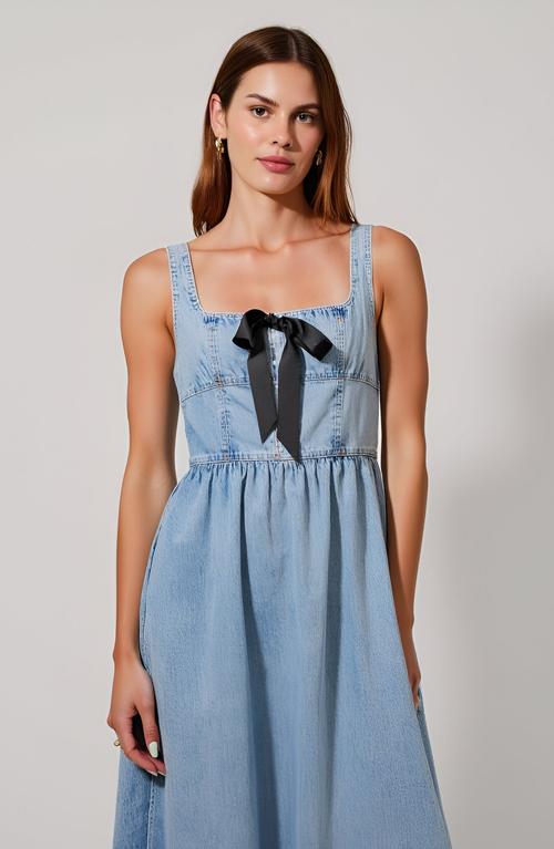 white christmas dresses Lone Star Denim Dress main image 1