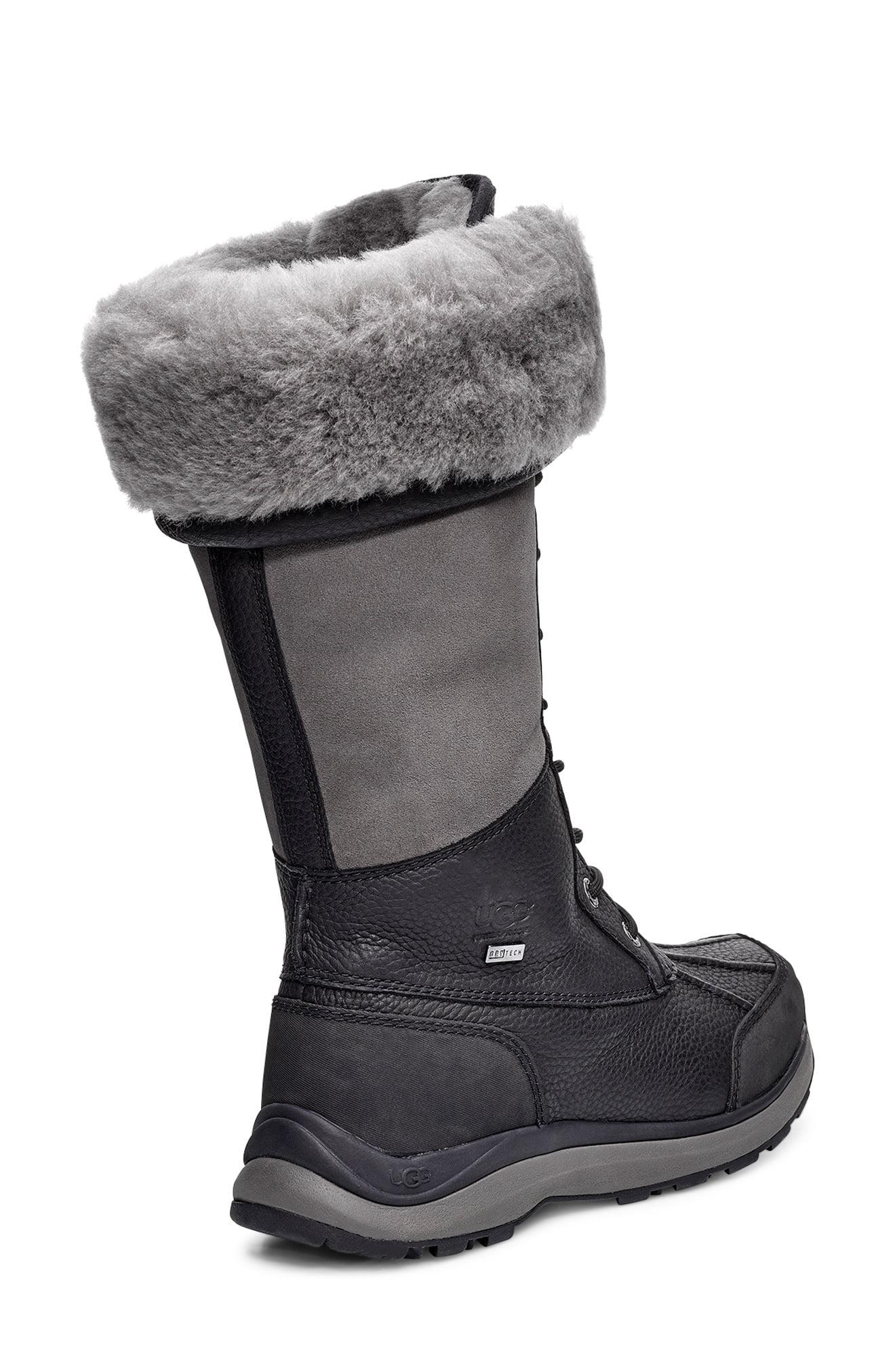 UGG Leather UGG Adirondack Ii Waterproof Tall Boot in Black - Lyst
