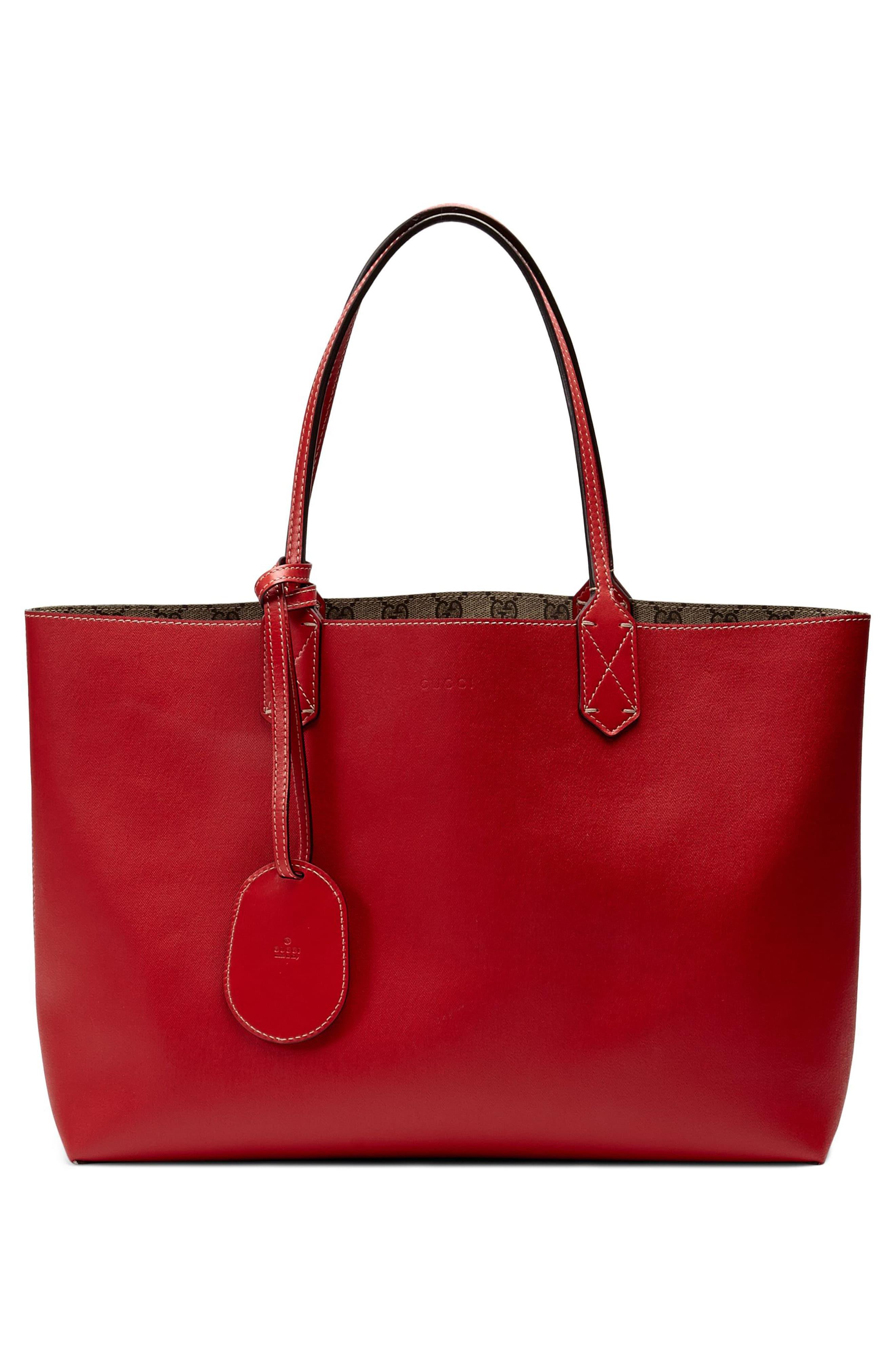 gucci medium turnaround reversible leather tote