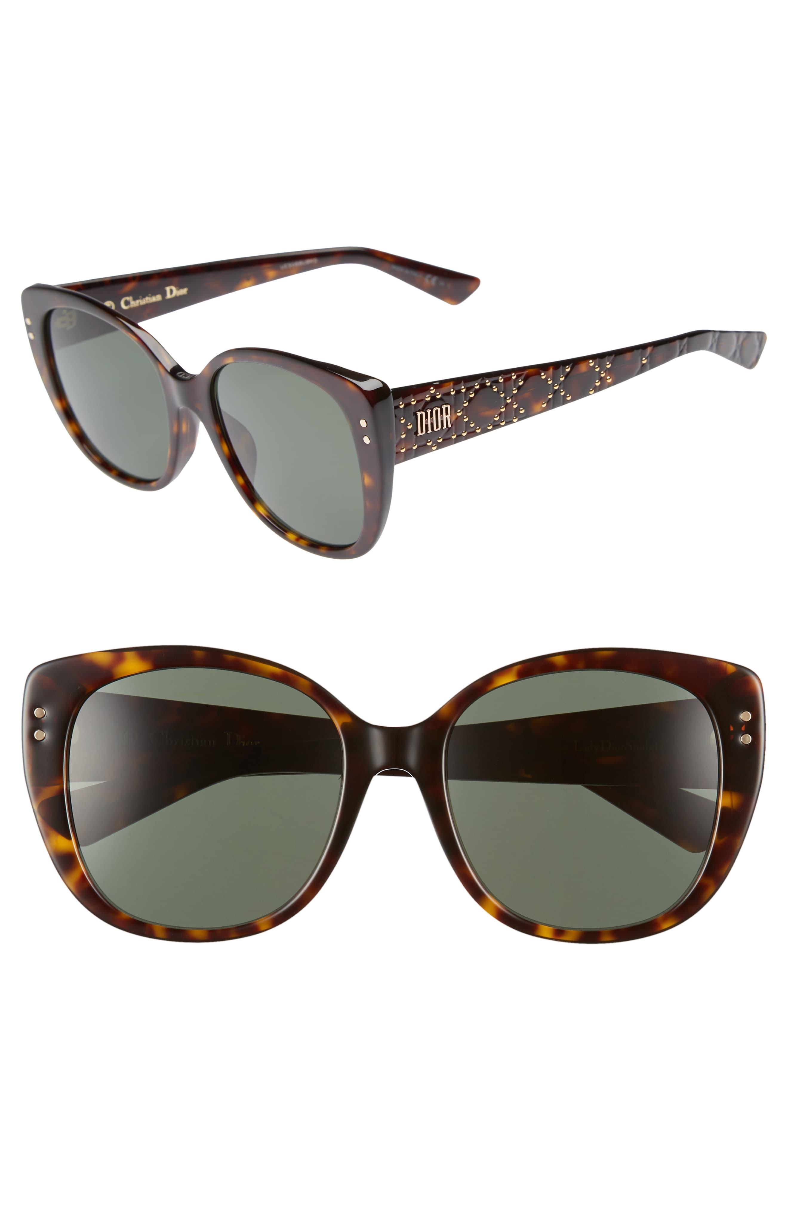 dior square havana acetate sunglasses
