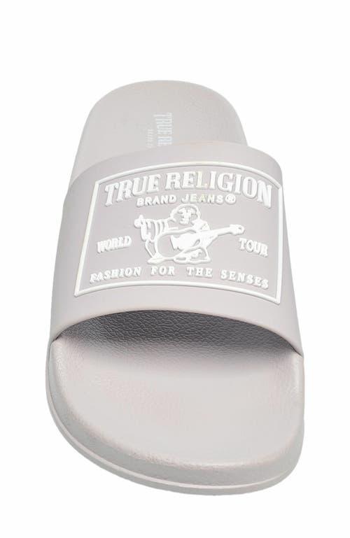 TRUE RELIGION Kendrick Logo Slide in White for Men | Lyst display picture 1
