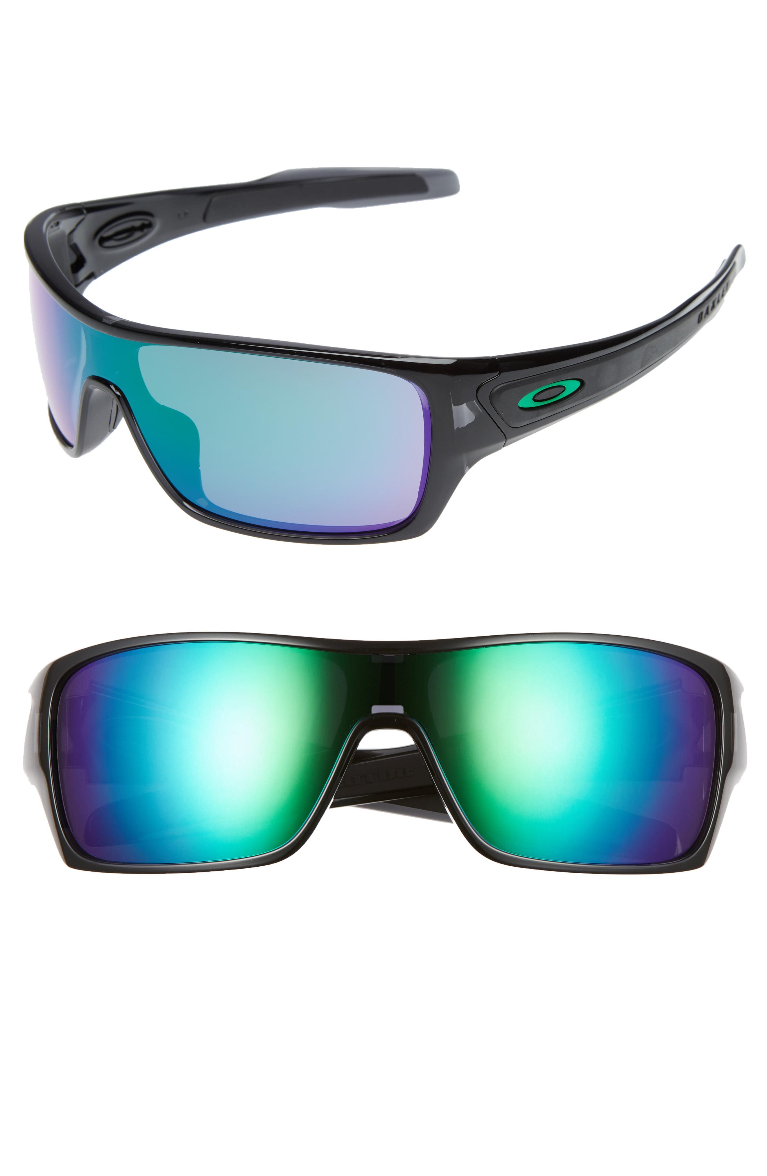 Oakley Turbine Rotor 70mm Sunglasses in Black/Green (Green) for Men Lyst